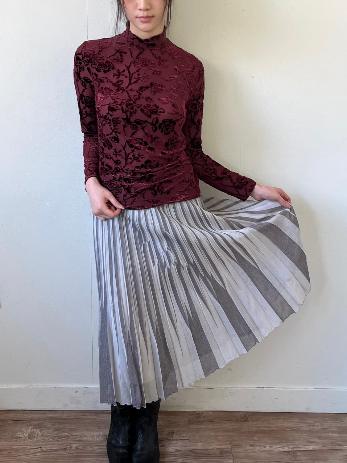 St VERMEER 플리츠 스커트 상품이미지5