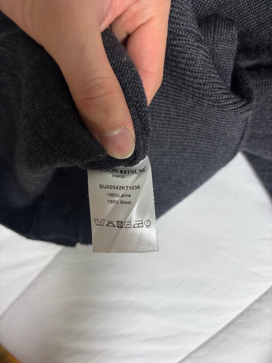 메종키츠네 가디건 m 상품이미지5