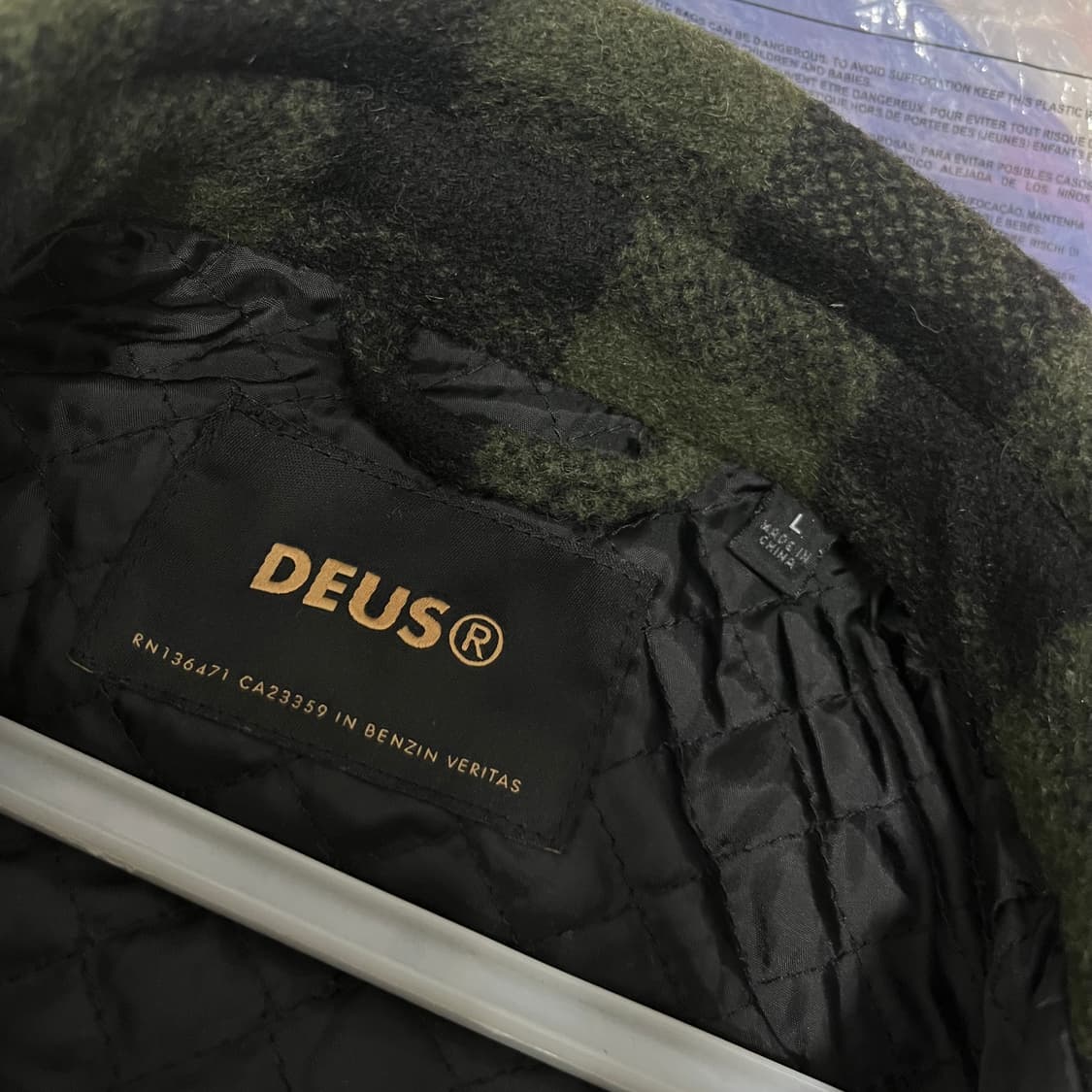 데우스 체크 셔츠 자켓 상품이미지2