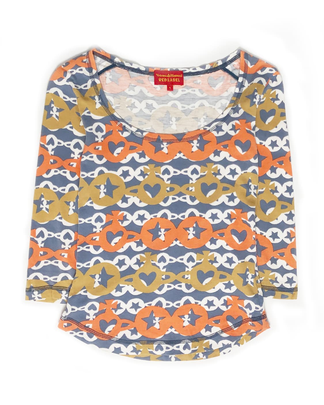Vivienne Westwood RED LABEL 로고 그래픽 티셔츠 상품이미지1