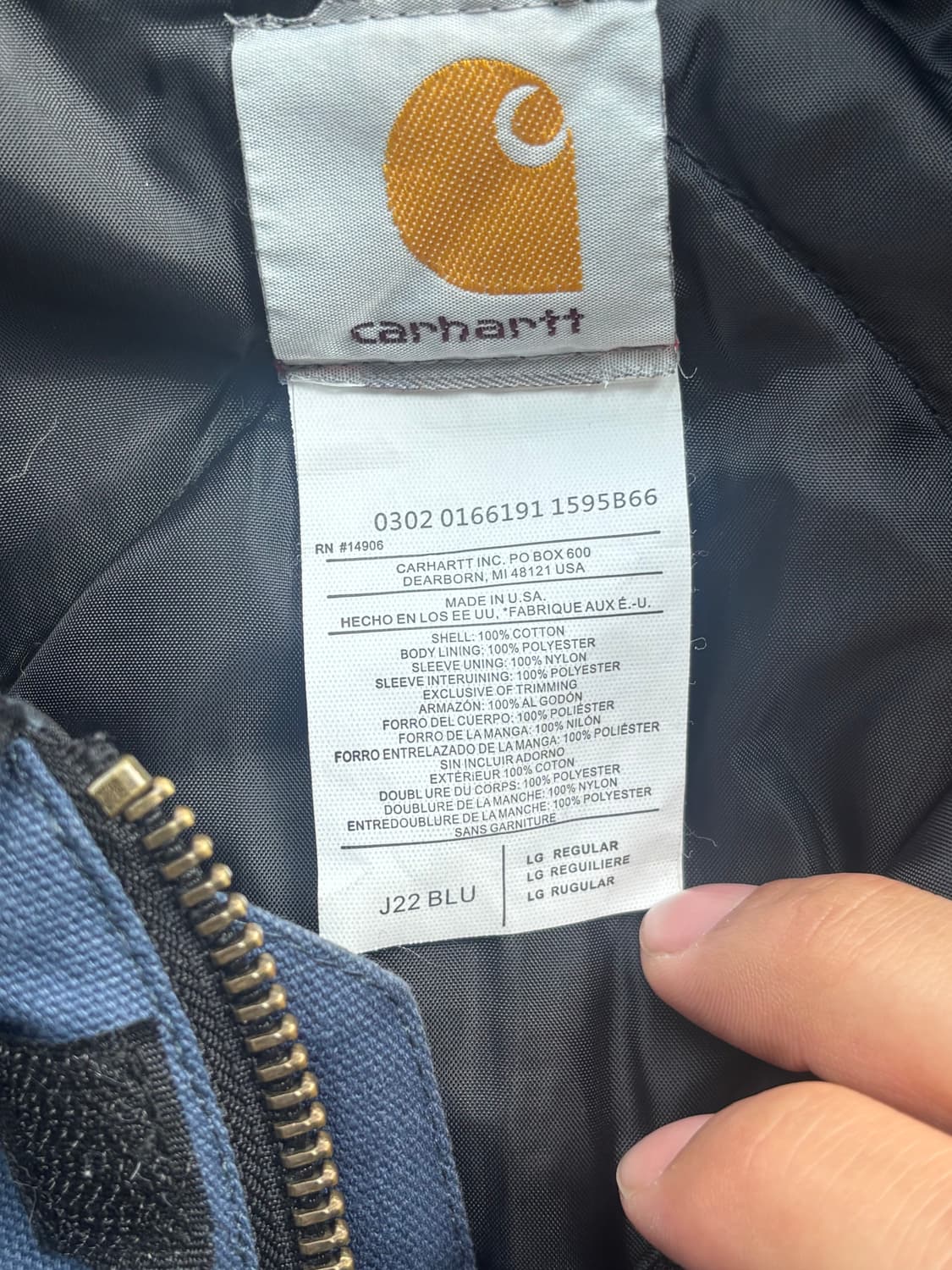 00s 칼하트 j22 자켓 L 상품이미지3