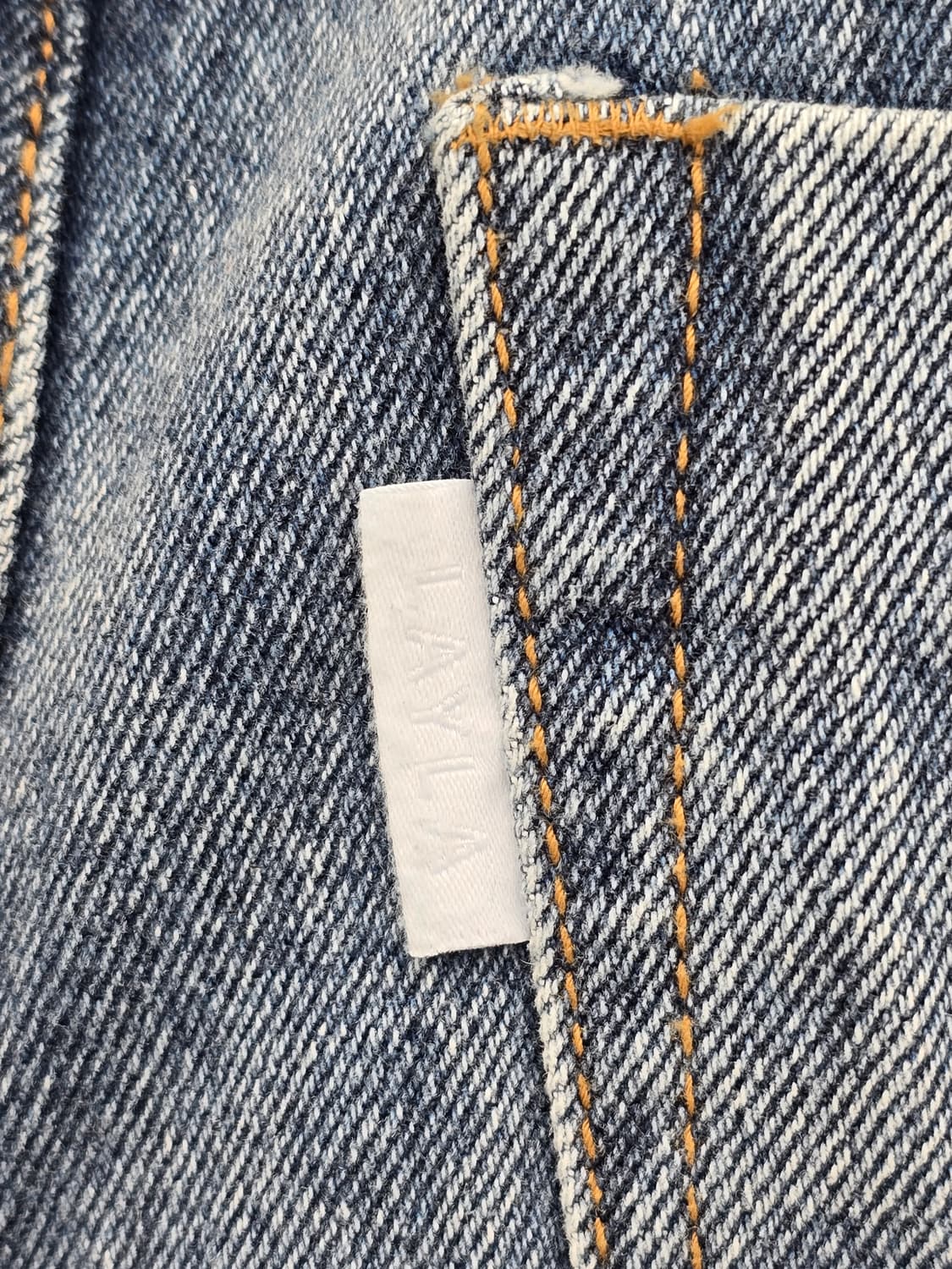 LAYLA 레이라 슈퍼 와이드 데님 팬츠 상품이미지5