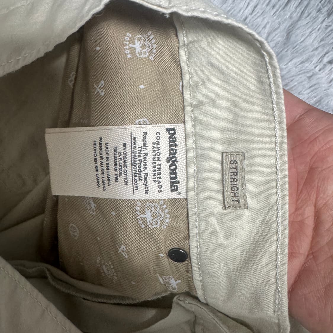 파타고니아 오가닉 코튼팬츠 36X30  상품이미지3