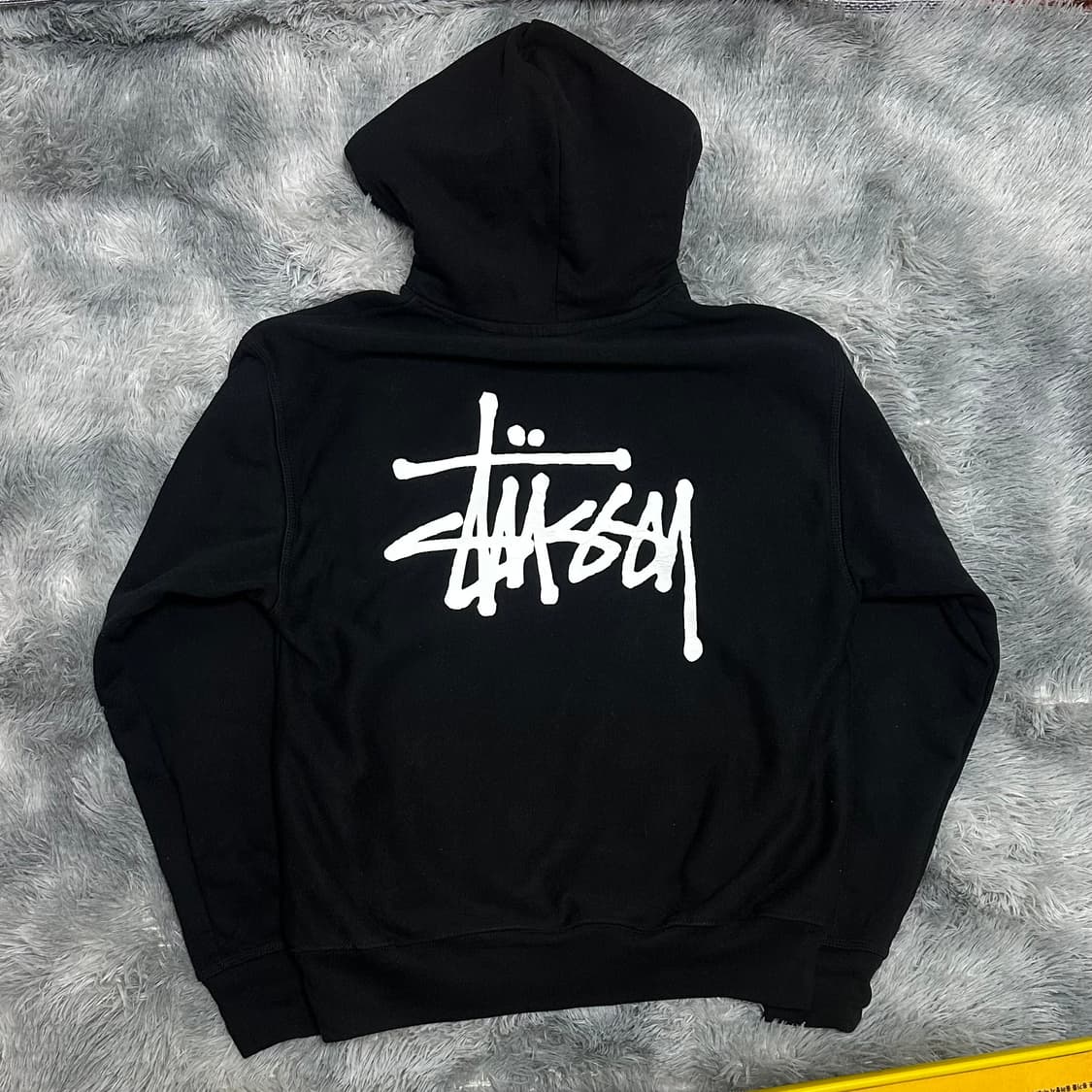 [A급/해외정품] 스투시 블랙 베이직 후드티 상품이미지6