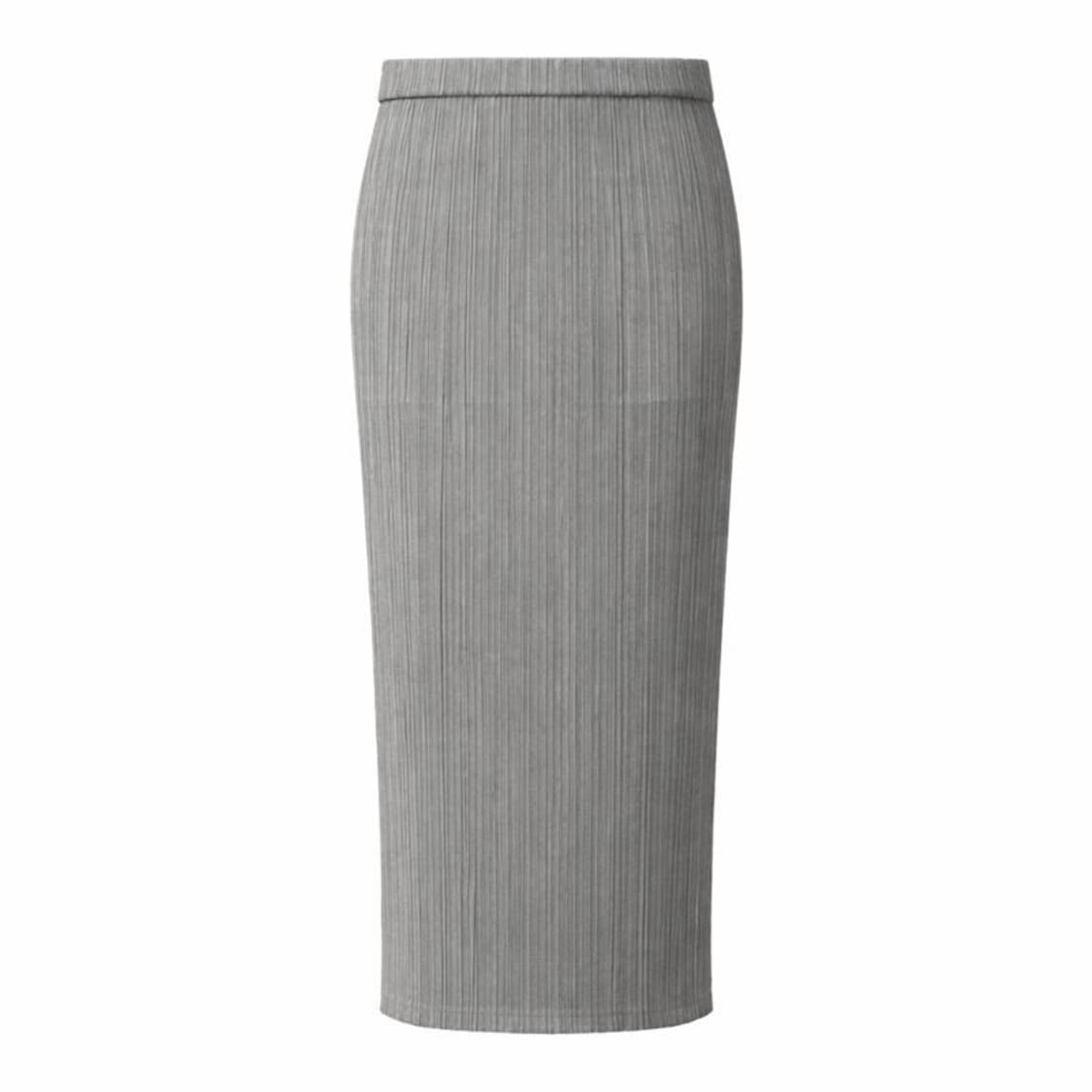 이세이미야케 플리츠플리즈 베이직 스커트 3 사이즈 새상품 그레이 상품이미지3