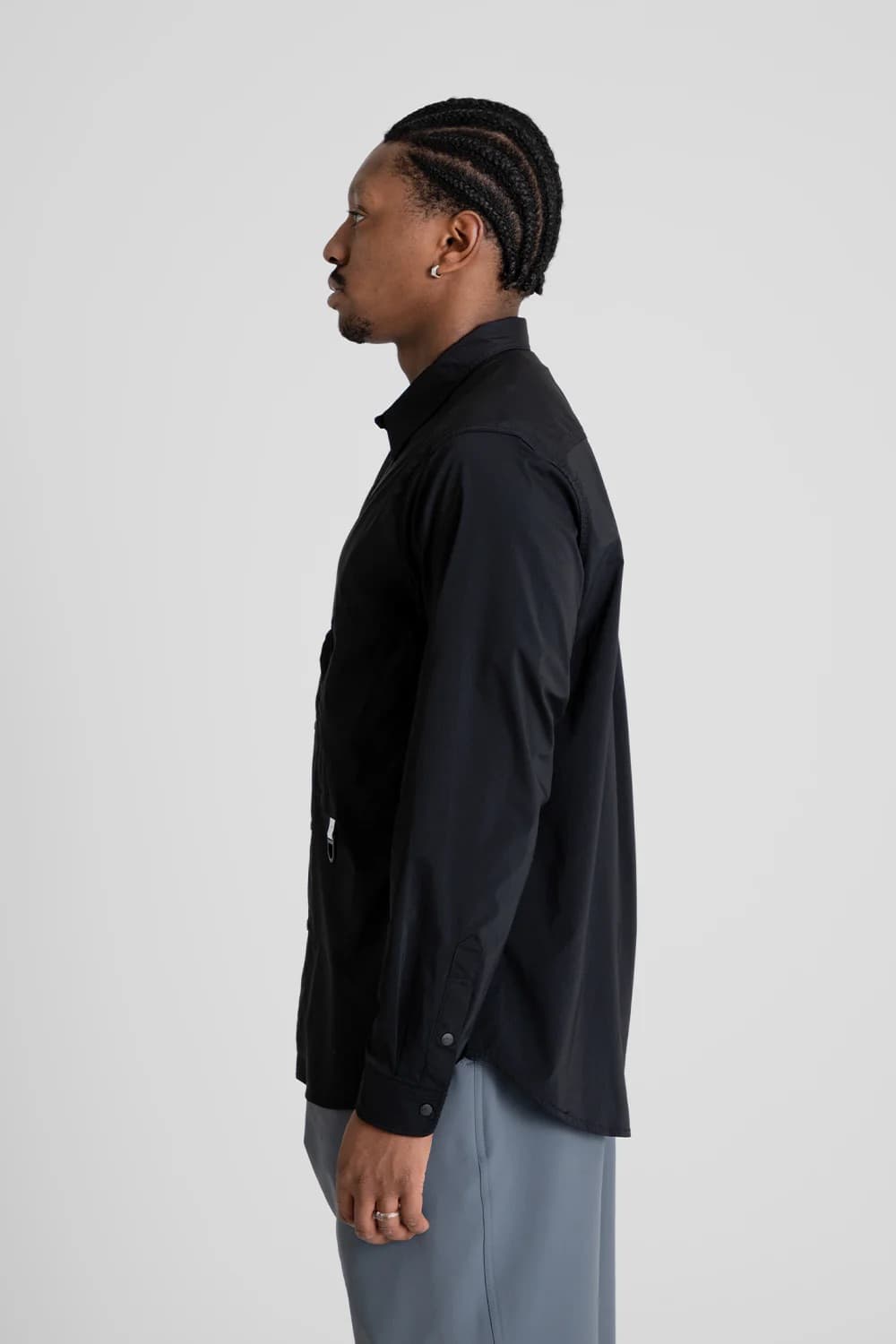 Cayl stretch nylon hiker shirts black 상품이미지5