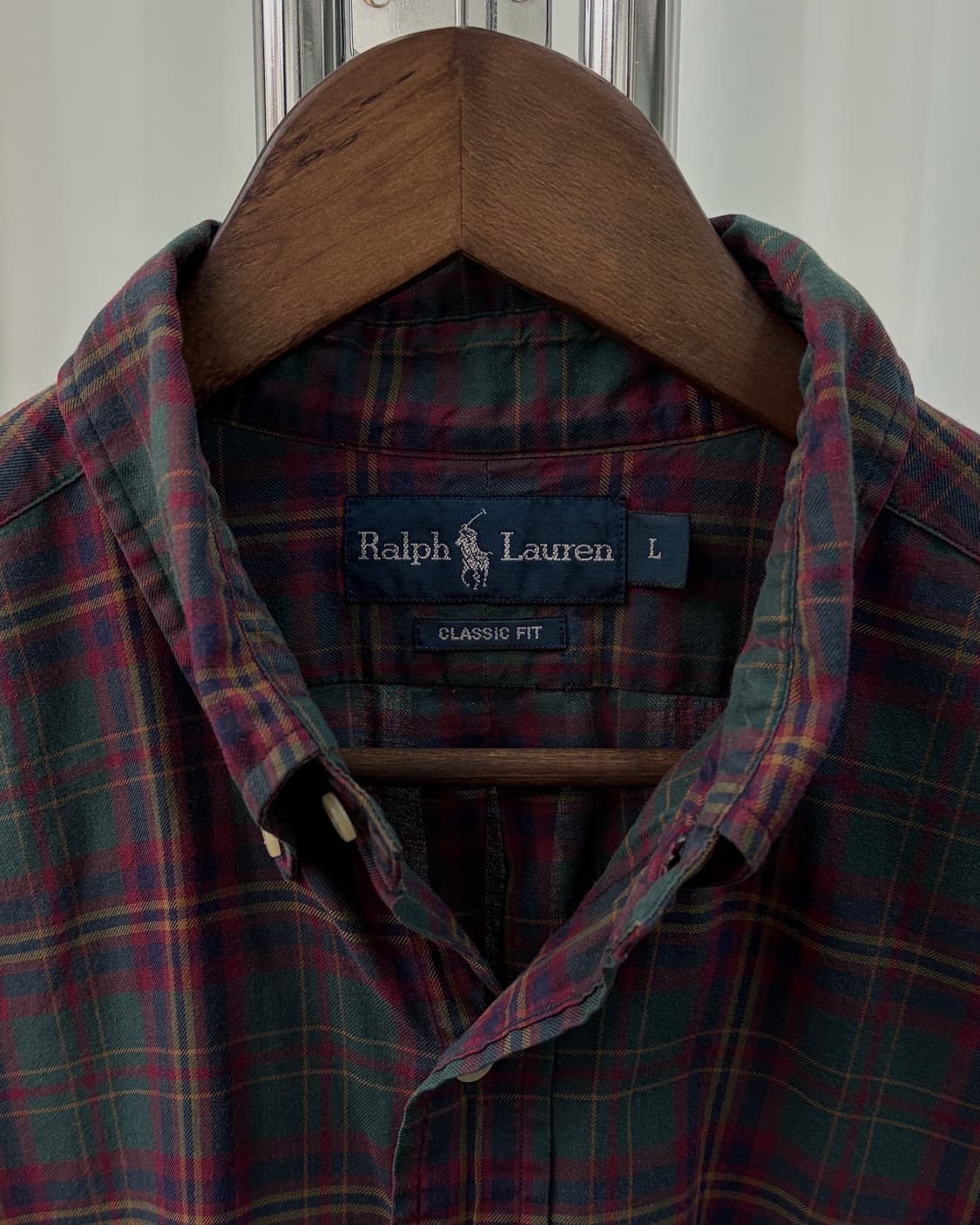 [L]폴로 랄프로렌 클래식핏 체크 셔츠 상품이미지8