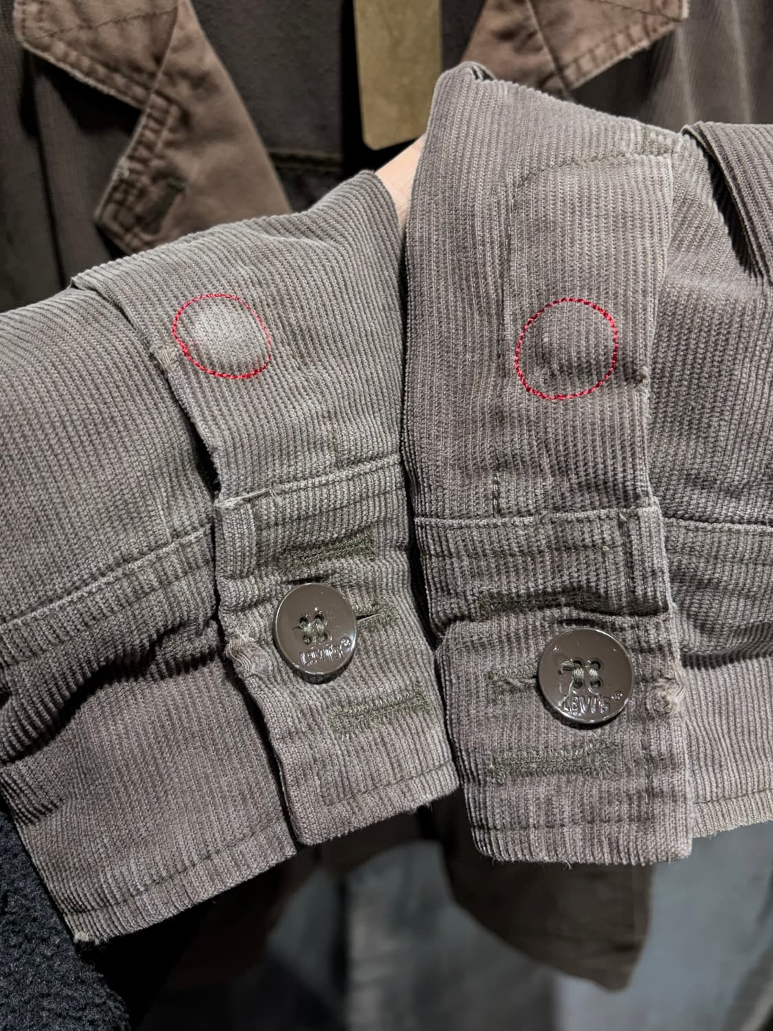 L 리바이스 4포켓 코듀로이 브라운 클래식 블레이저 상품이미지5