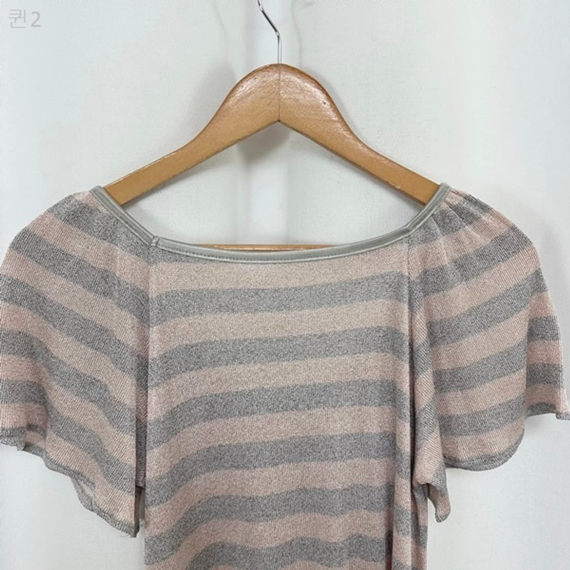 CERIS 일본수입 여자 니트 반팔티 S 상품이미지7