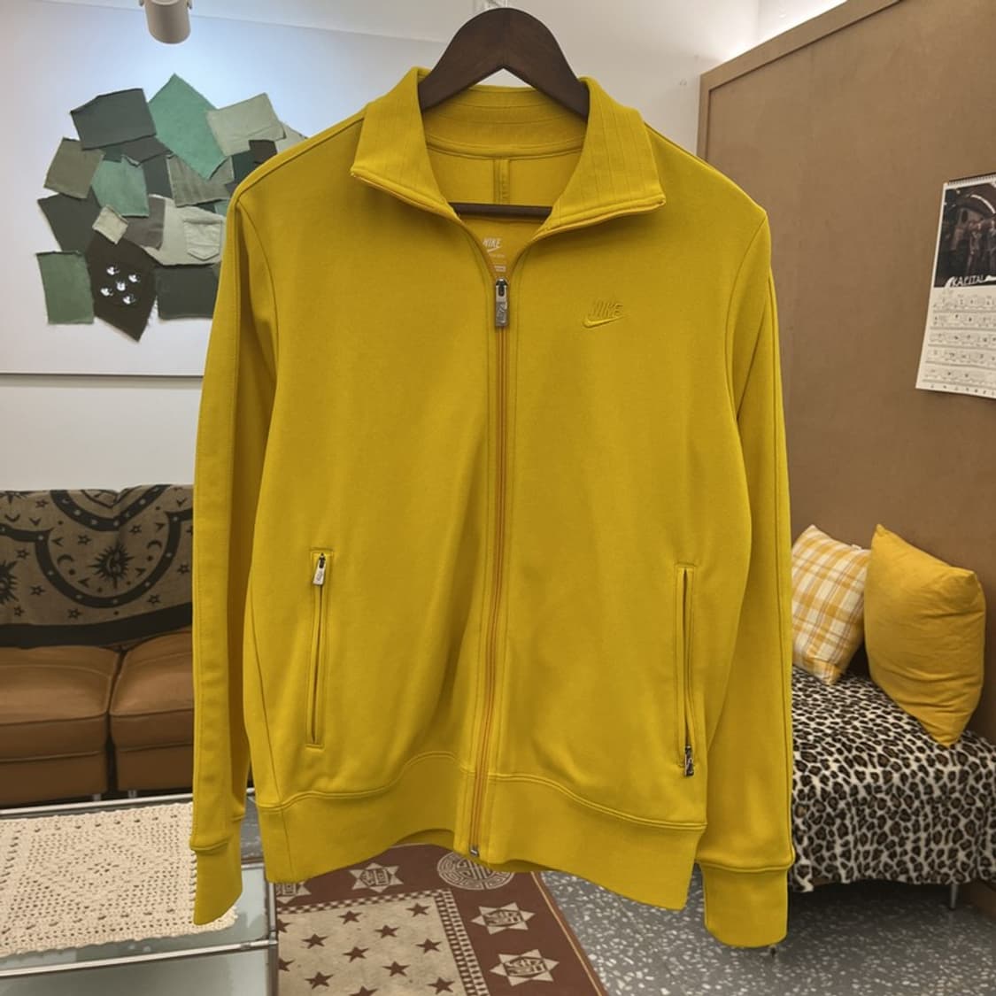 나이키 Y2K 90's 옐로우 머스타드 져지 집업 L C09959 상품이미지3