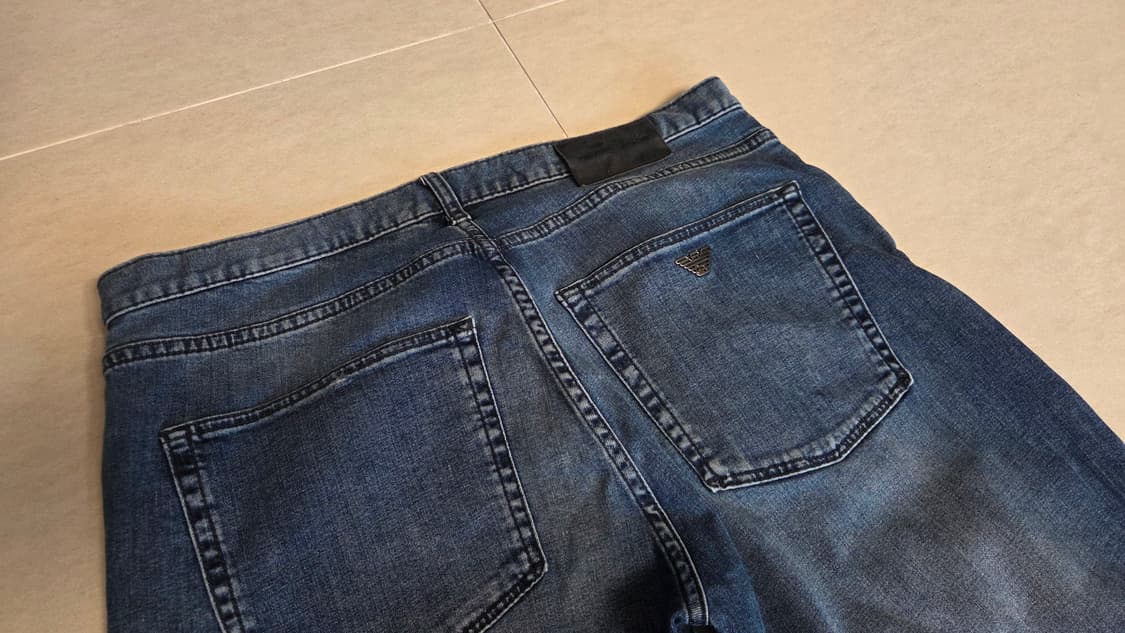 엠포리오 아르마니 레귤러핏 컴포트 트윌 데님 상품이미지4