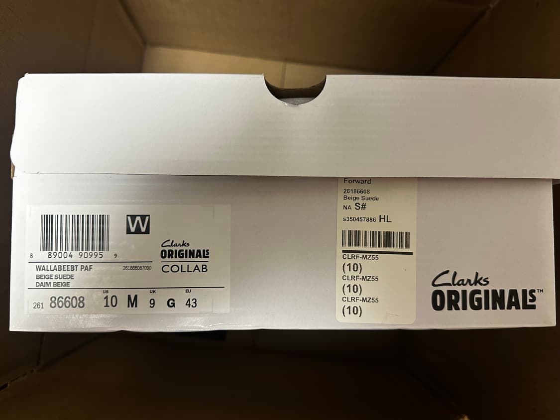 클락스 파프 PAF 왈라비 베이지 UK9 상품이미지3