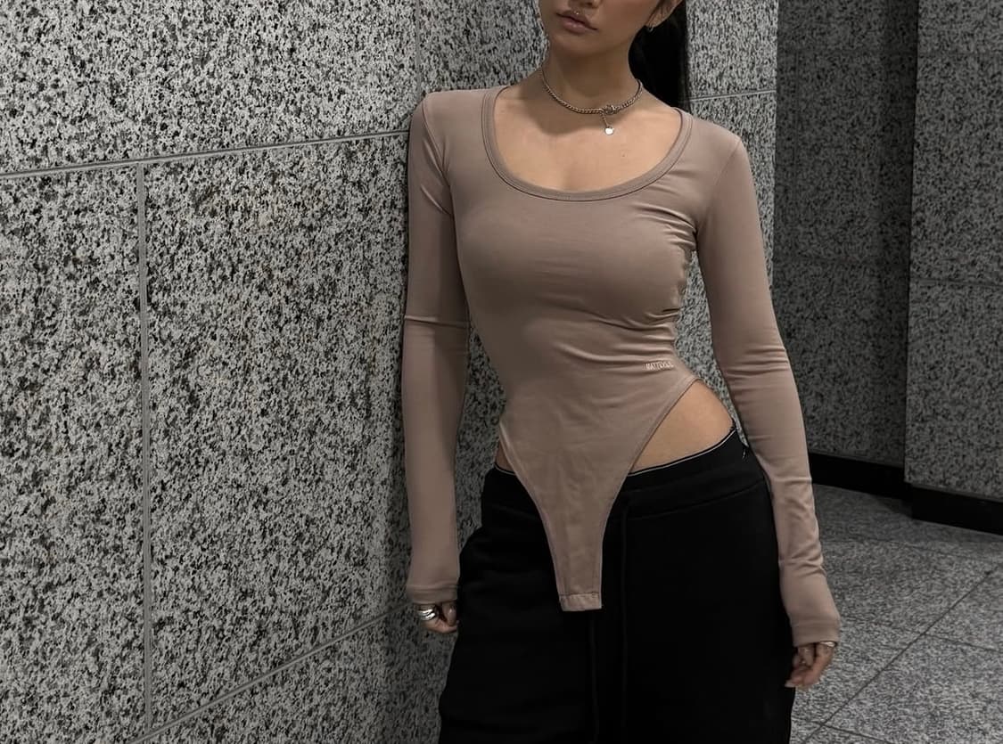 Matteveil 매트베일 슬림 바디수트 상품이미지1