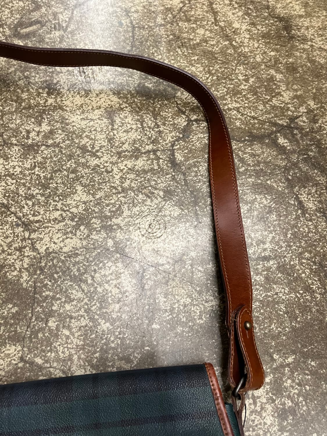 90s 폴로 랄프로렌 타탄체크 크로스백 상품이미지7