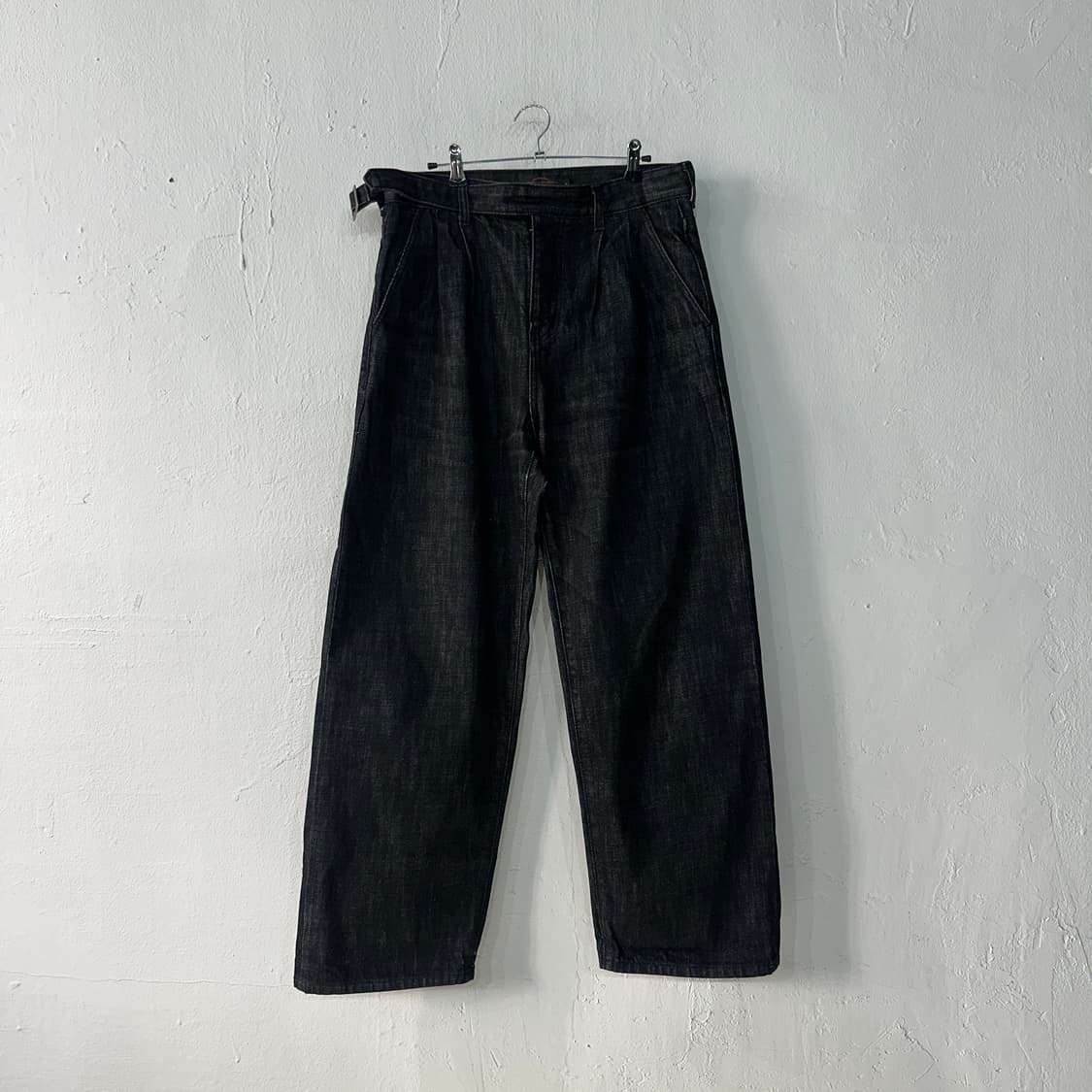 비슬로우 투턱 와이드 데님팬츠 28 상품이미지1