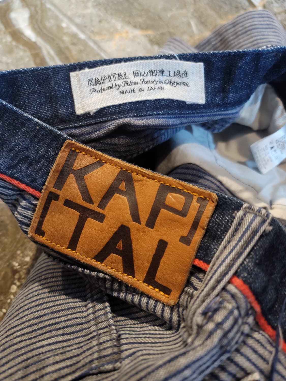 캐피탈 히코리 데님팬츠 (남녀공용) 상품이미지3