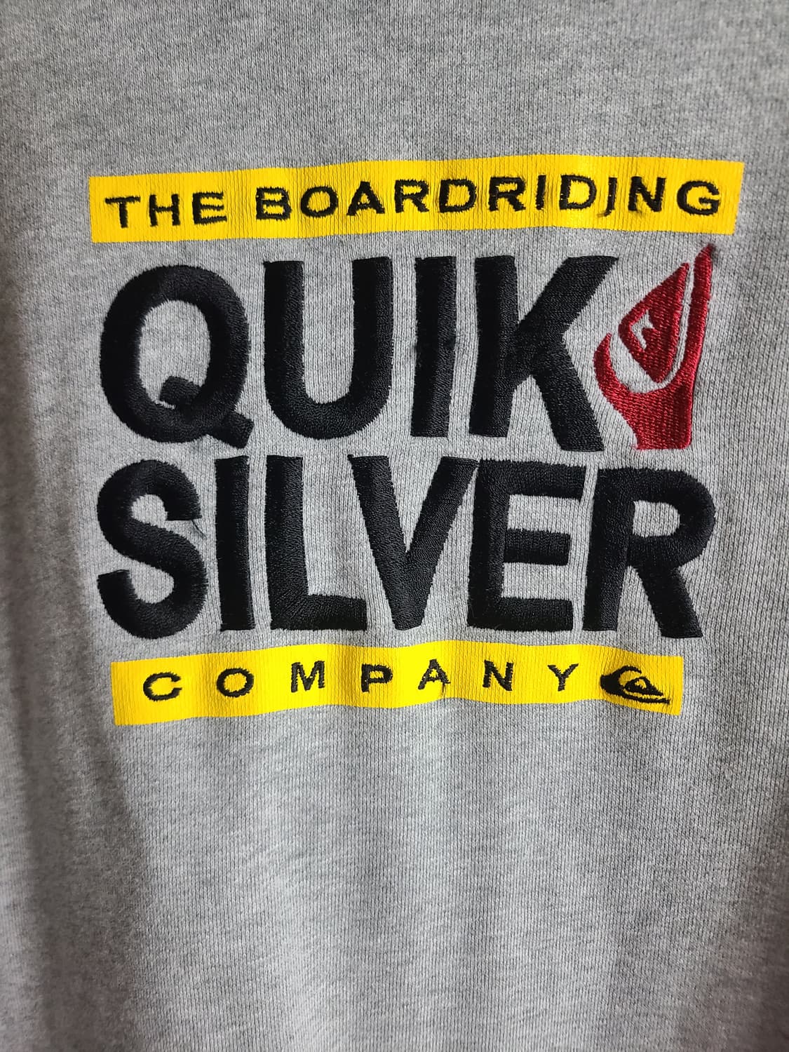 [수57]퀵실버 회색 후드집업(m) 상품이미지6