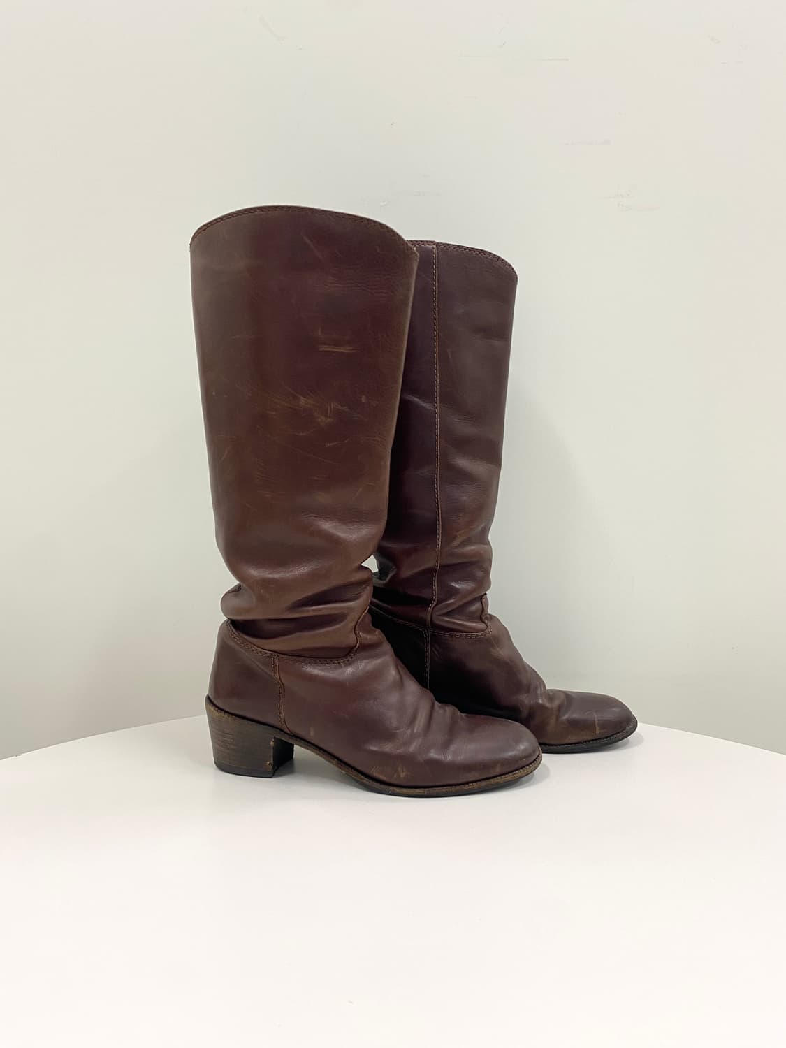 아페쎄 레더 롱 부츠 상품이미지4