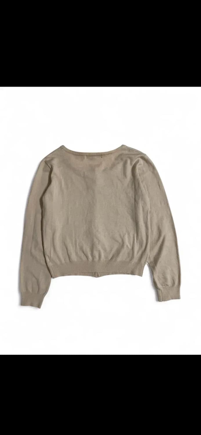 O131 MISCH MASCH 베이지 가디건 M (W) 상품이미지2