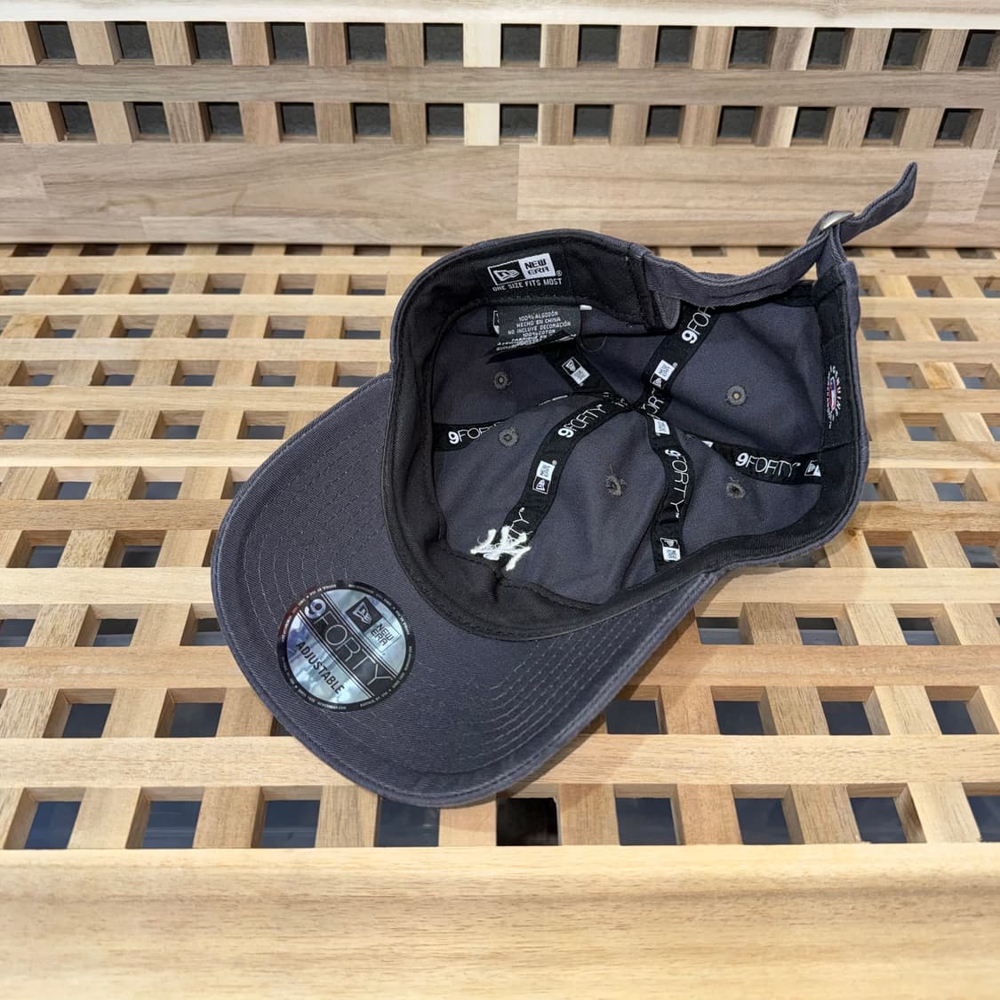 뉴에라 뉴욕 양키스 스몰로고 차콜 캡 상품이미지4