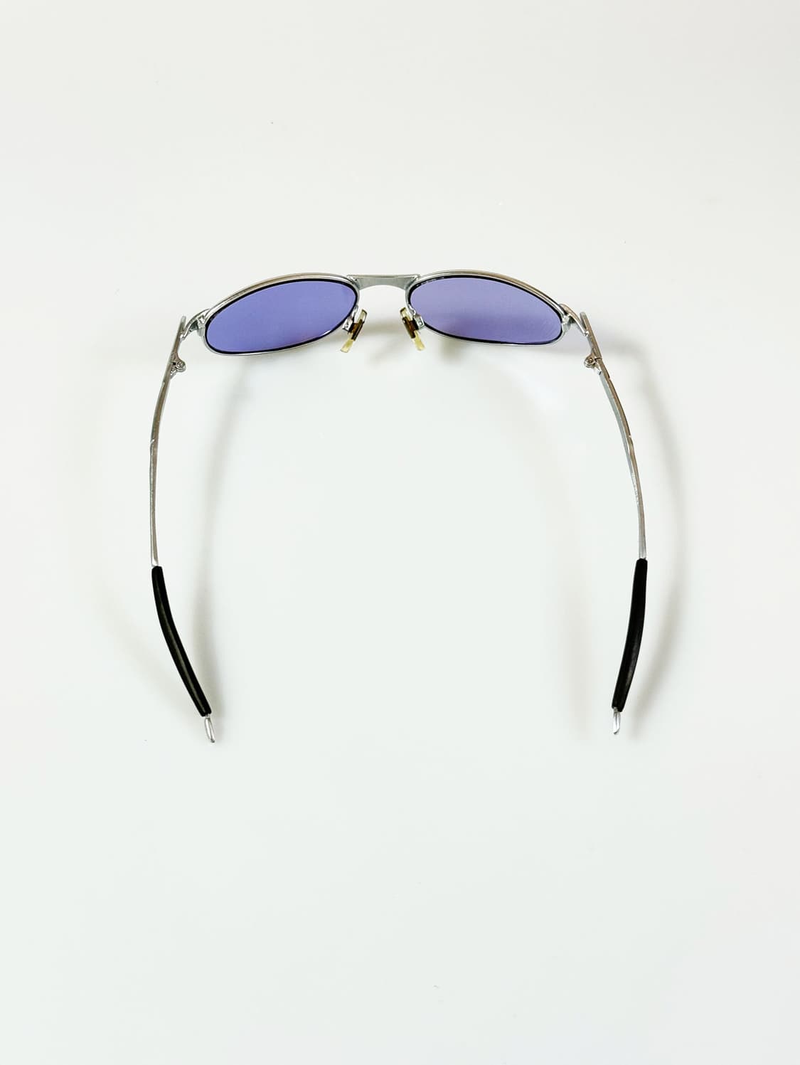 90s OXGEN 실버 슬림 오벌 프레임 틴트 빈티지 선글라스 상품이미지5