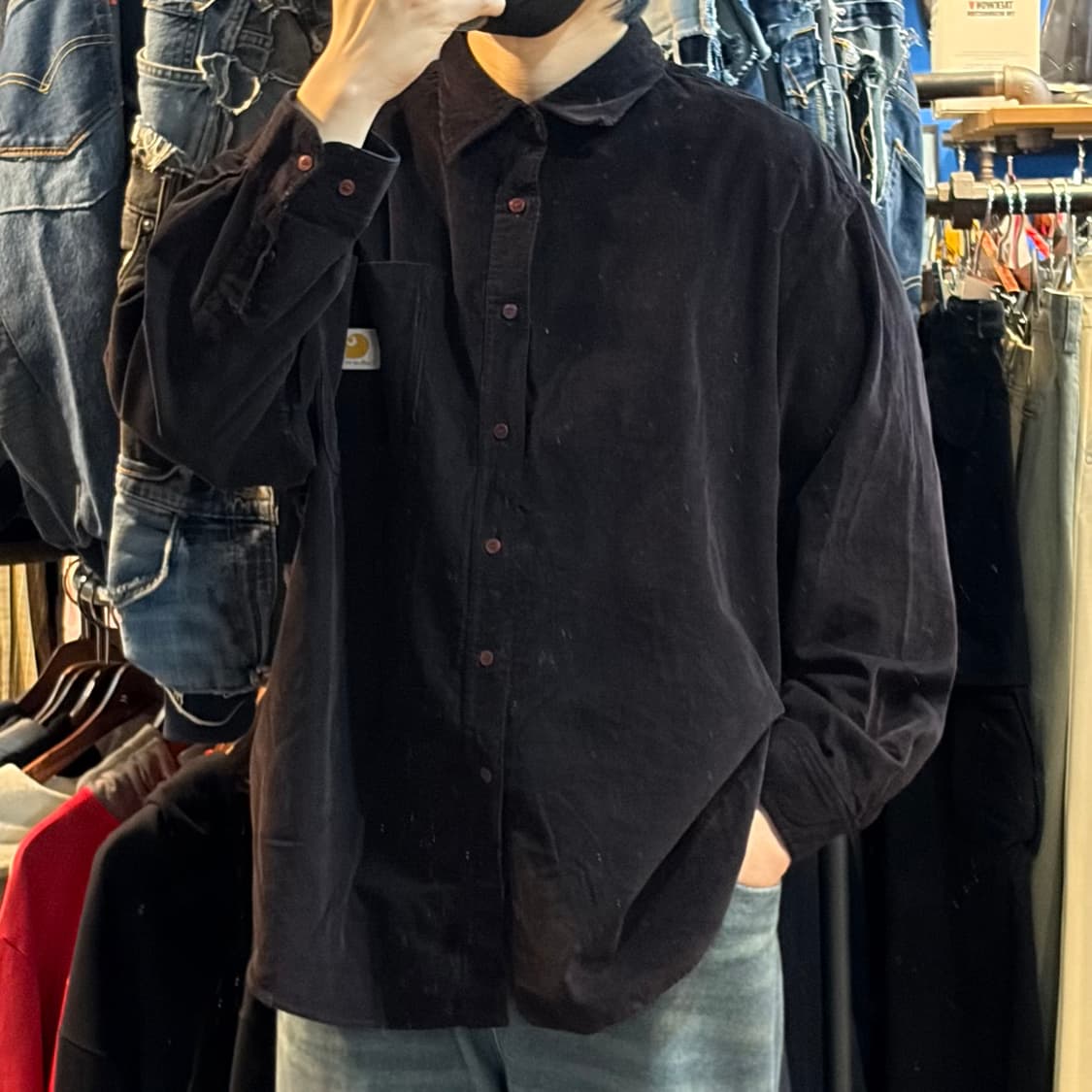 [NO.9] 칼하트 코듀로이 긴팔셔츠 상품이미지2