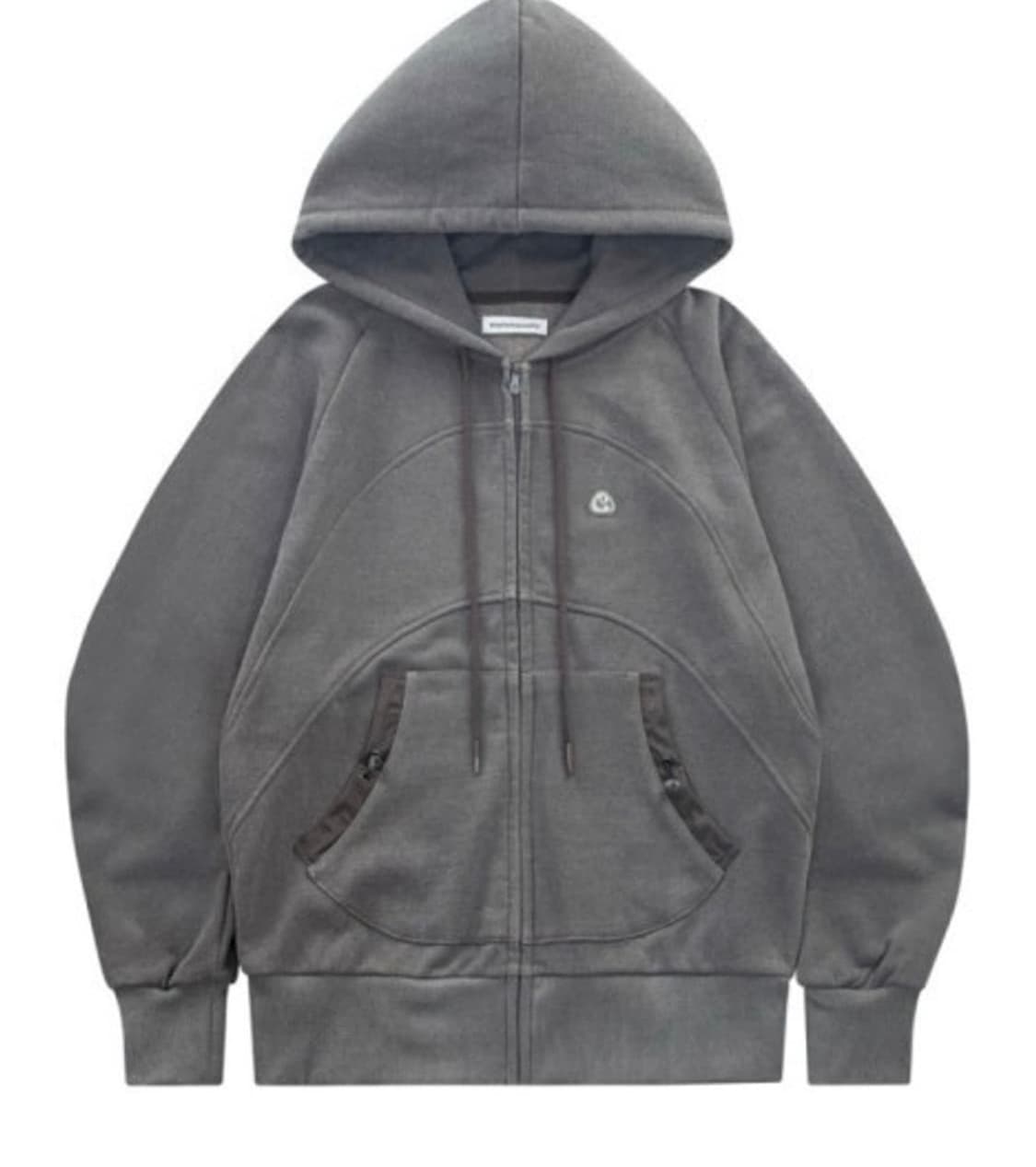 코이세이오 스마트어반유즈풀 스트링 포켓 후드집업 카키 상품이미지1