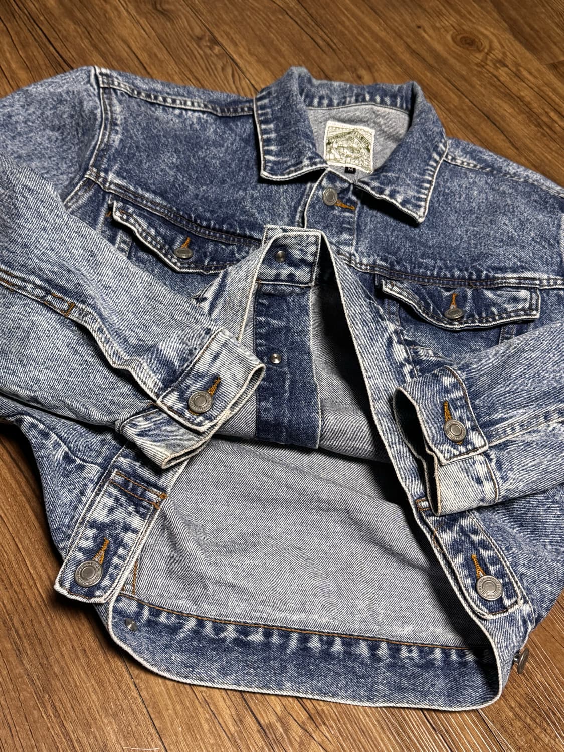 [M] 맥 호프 스톤워싱 데님 청 자켓 상품이미지4