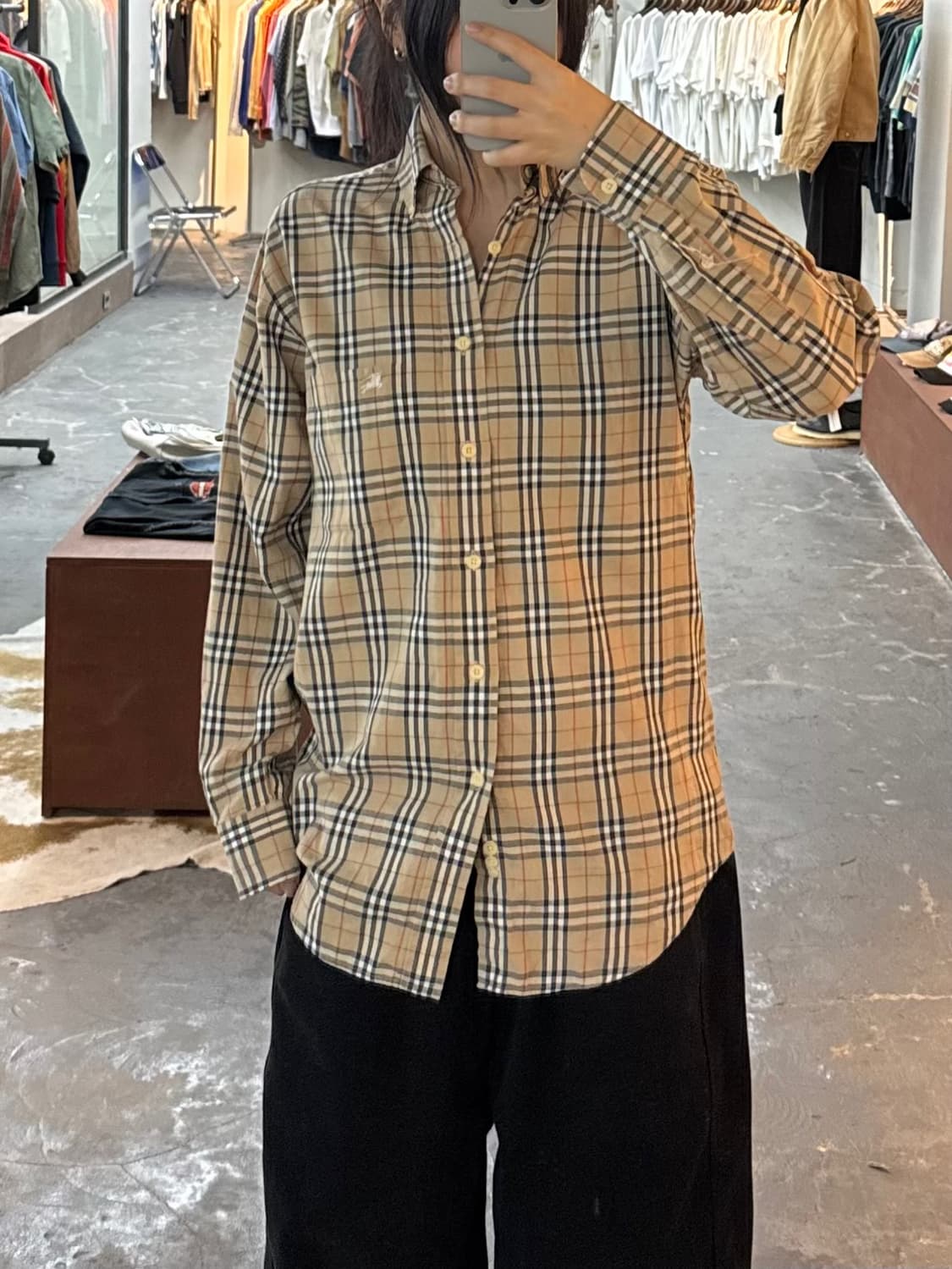 버버리 체크 셔츠 H2981 상품이미지1