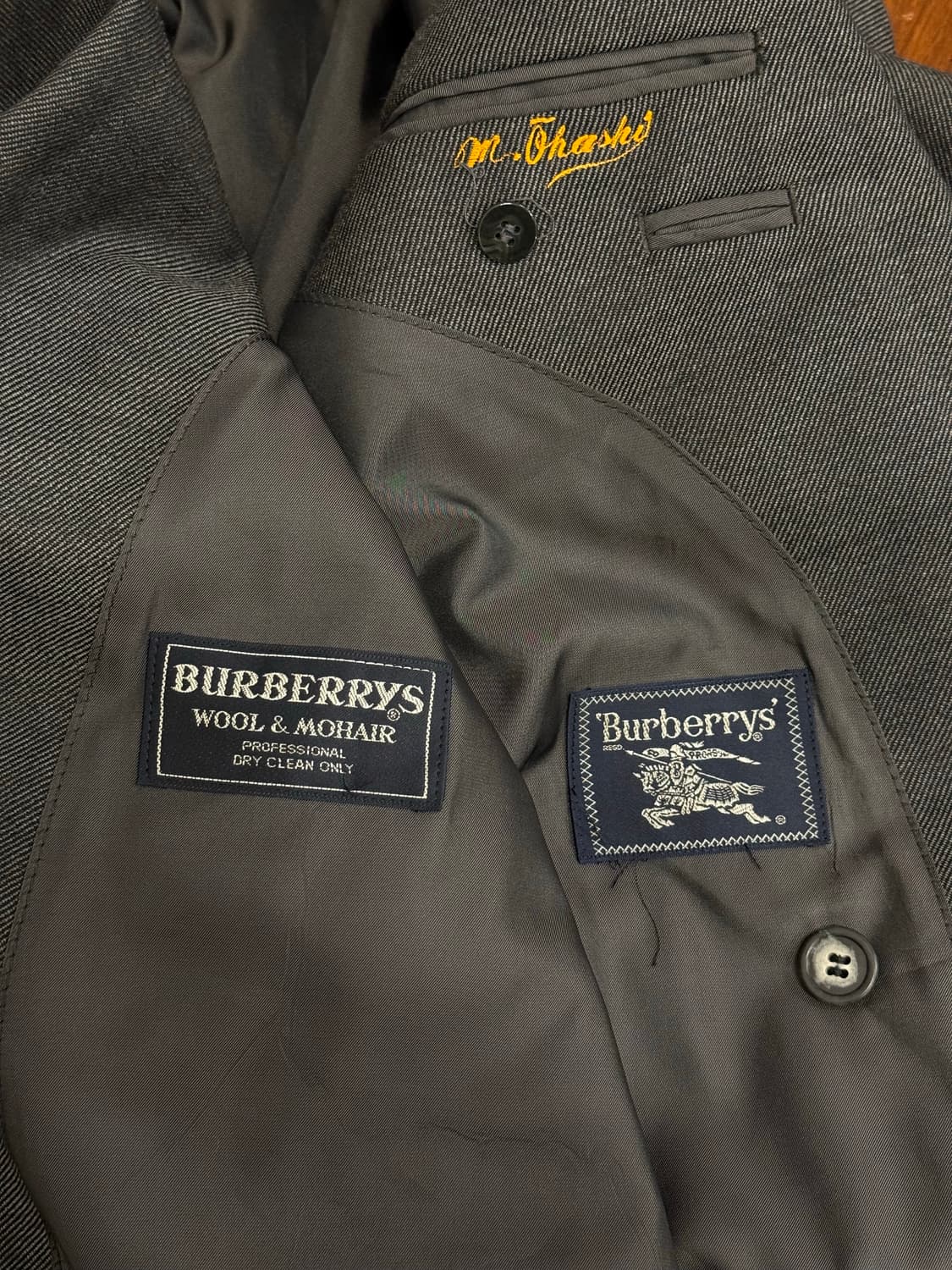 66) Burberrys Wool & Mohair Double-Breas 상품이미지8