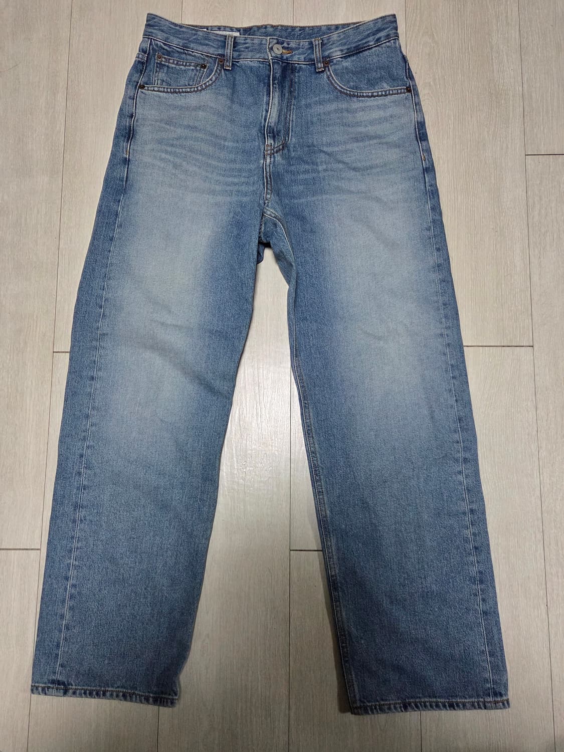 인더로우 5PK 라이트블루 데님팬츠 2사이즈 상품이미지2