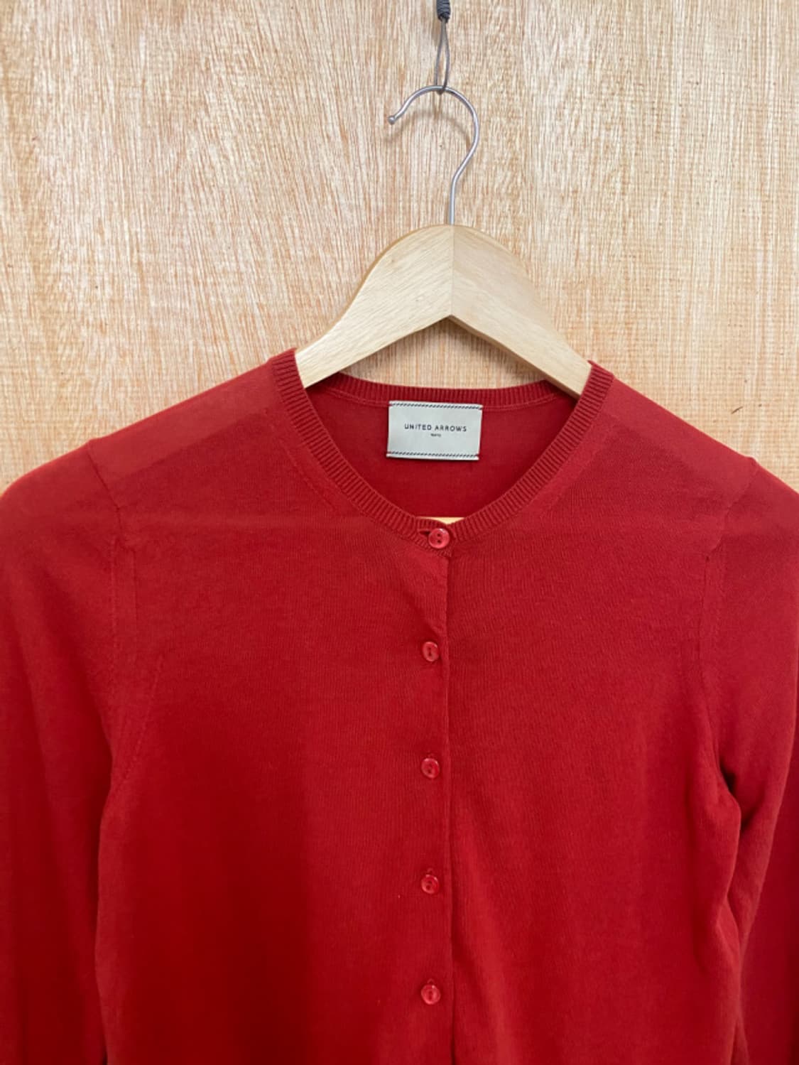 UNITED ARROWS collarless cardigan 카라리스 상품이미지6