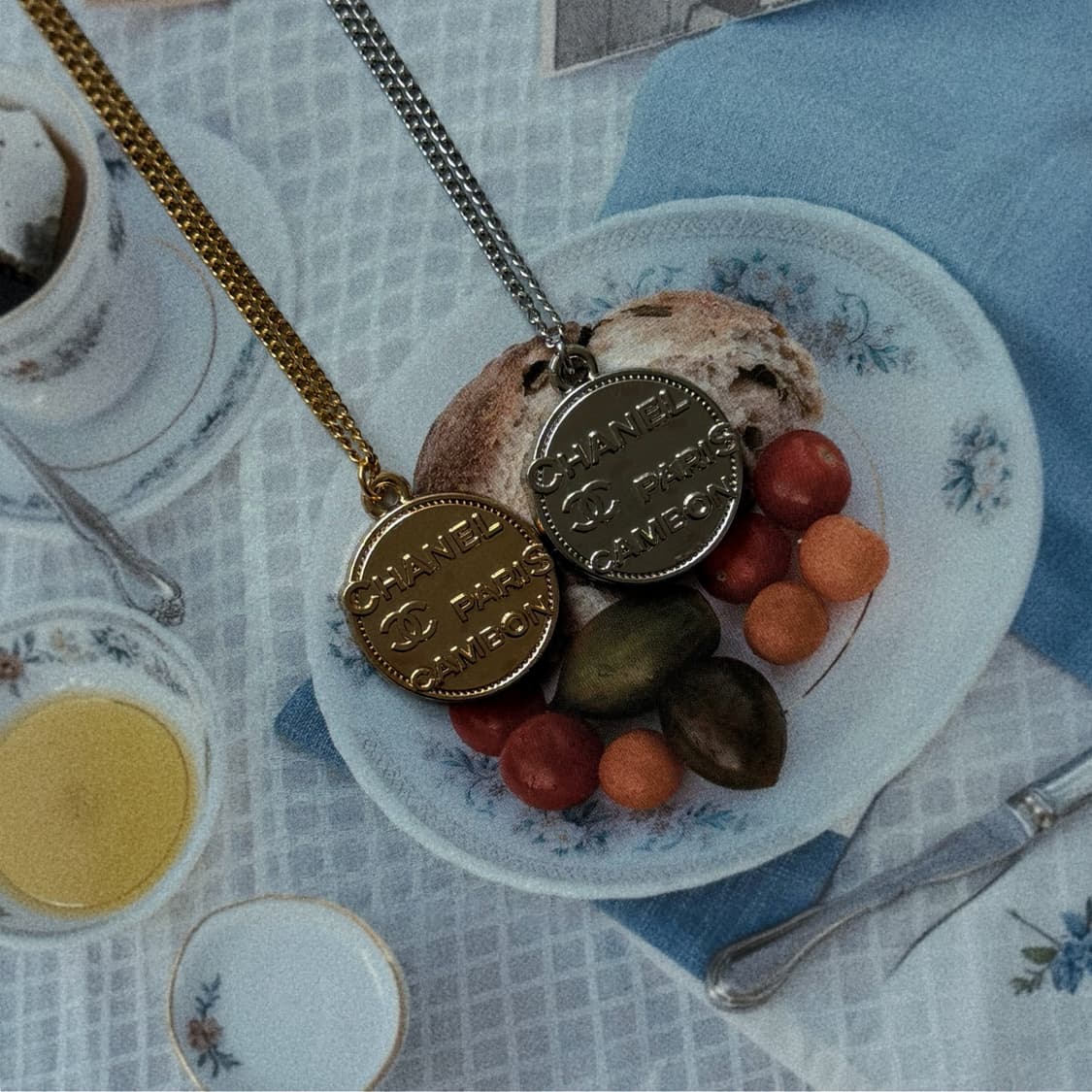 샤넬 파리 캉봉 코인 목걸이 빈티지 목걸이 업사이클링 상품이미지2