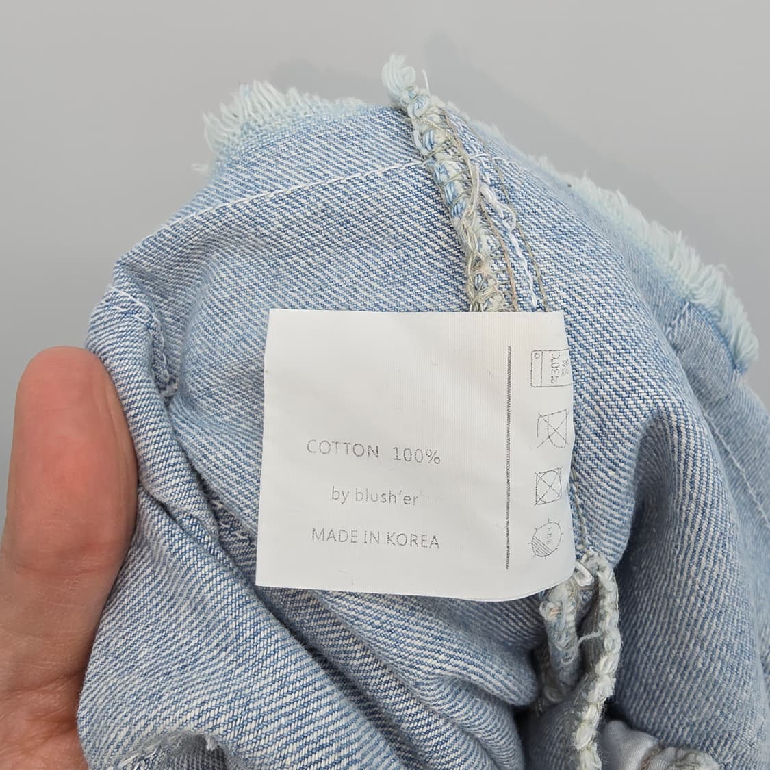 슈퍼 와이드 숏팬츠  데님 청바지 XL 상품이미지8