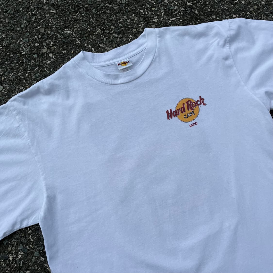하드락 정품 타이페이 화이트 프린팅 반팔 티셔츠 상품이미지3