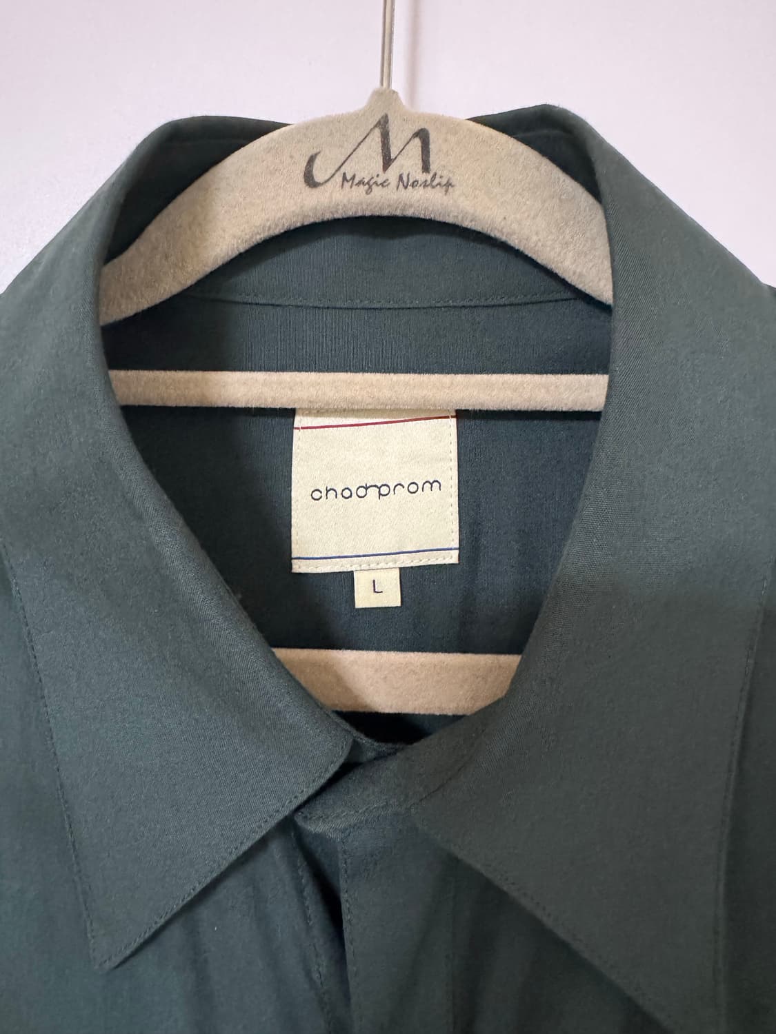 채드프롬 레이온 셔츠 그린 L 상품이미지5