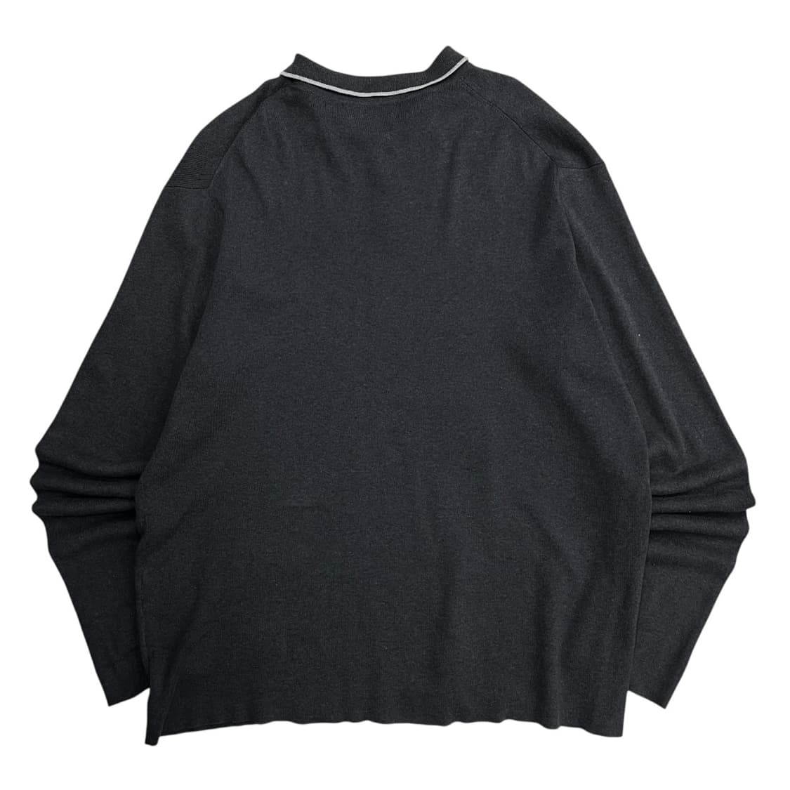 폴로 랄프로렌 화이트포니 차콜 니트 카라티 XL 상품이미지3