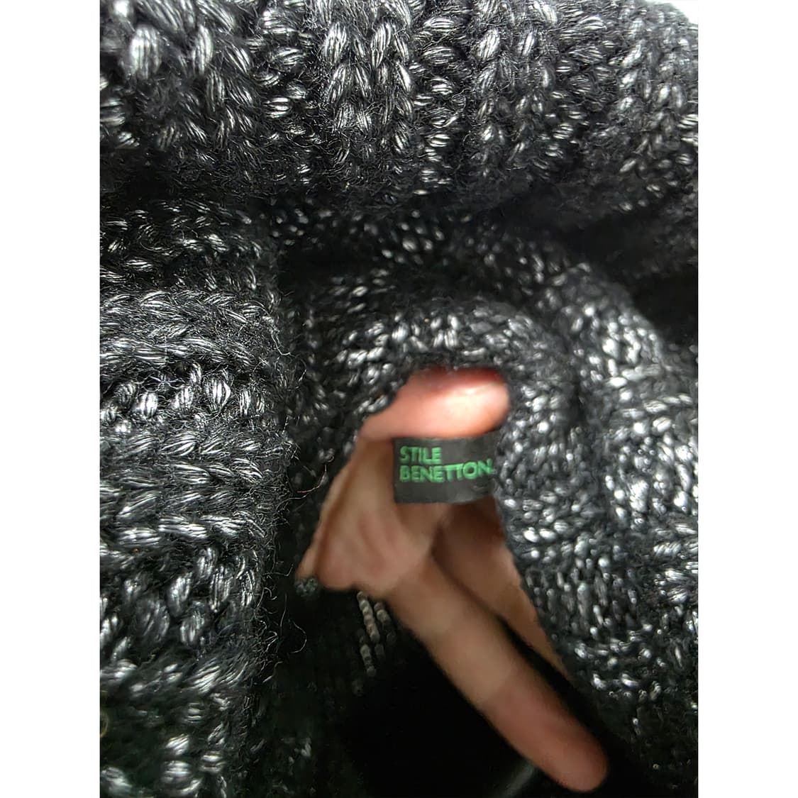 택포_ 베네통 터틀넥 스웨터 Free 상품이미지2