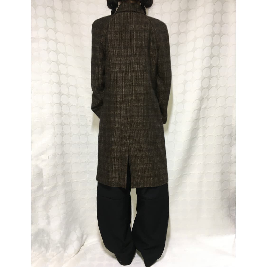 Kenzo 울 체크 코트 상품이미지3