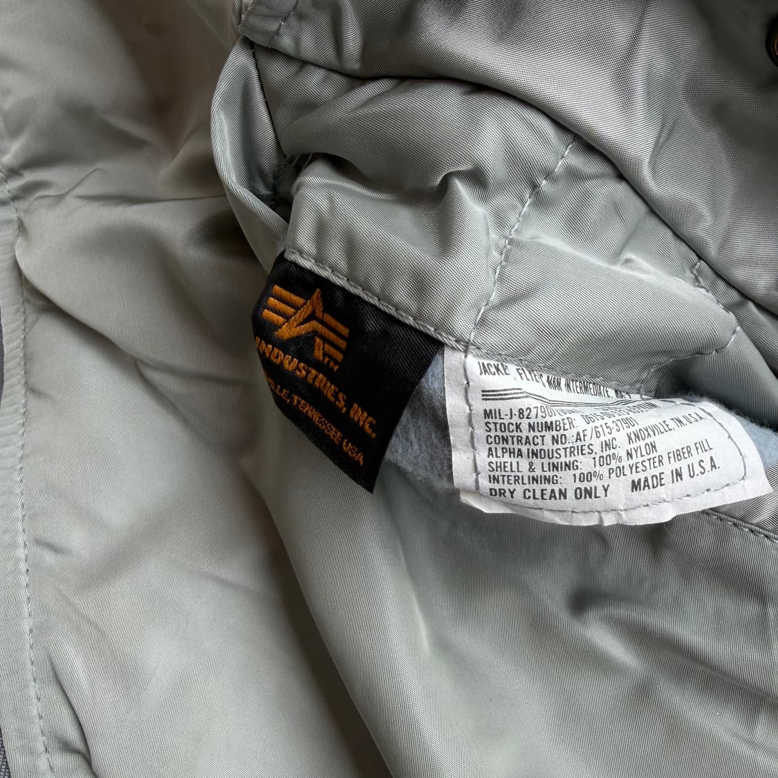 90s 알파 인더스트리 플라이트 자켓 상품이미지7