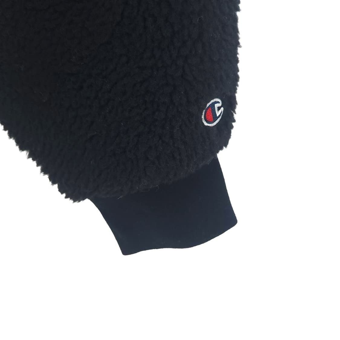 [남L]챔피온 화이트블랙 플리스 자켓[Y61-015] 상품이미지4