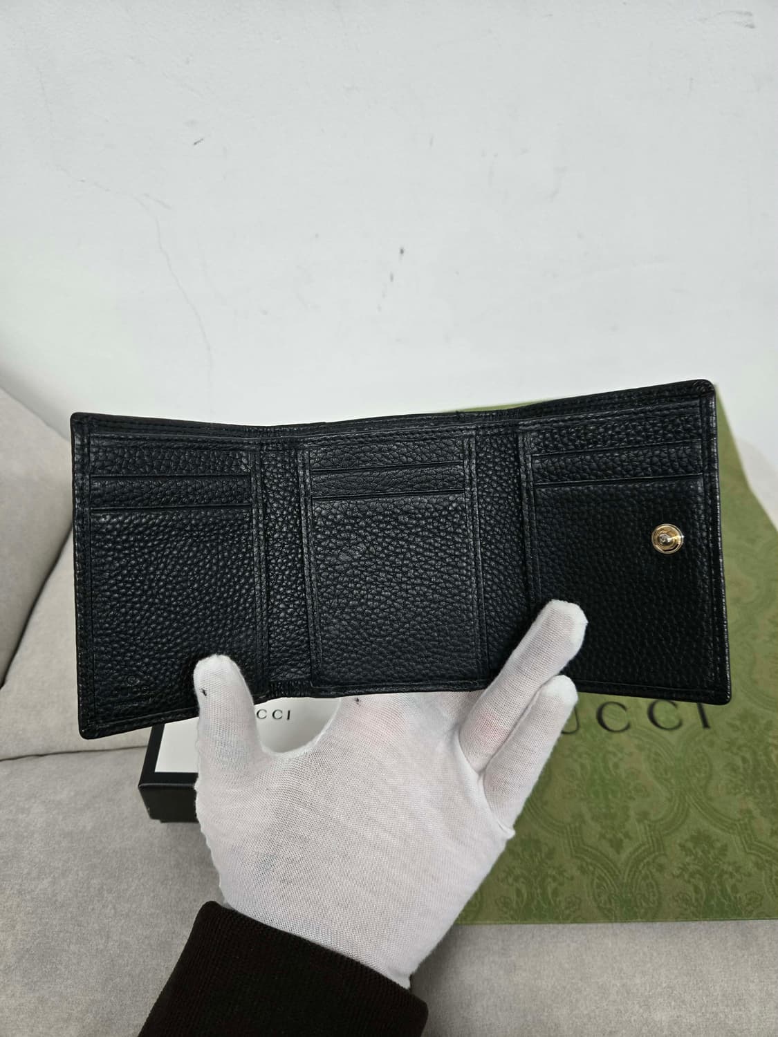 [보증서 정품] 구찌 마몬트 삼단지갑 상품이미지4