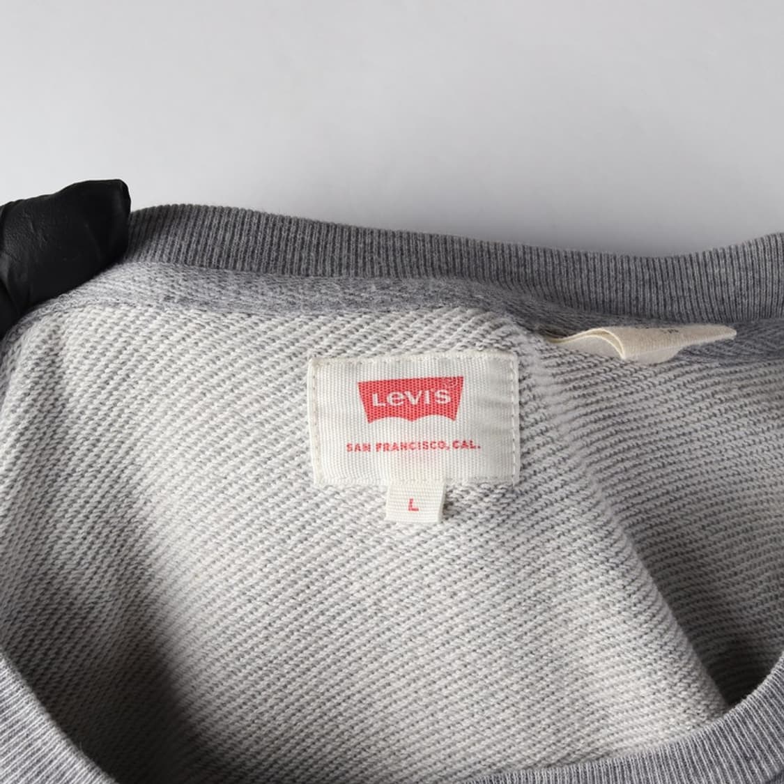 리바이스 그레이 레드 박스 로고 맨투맨 L 상품이미지5