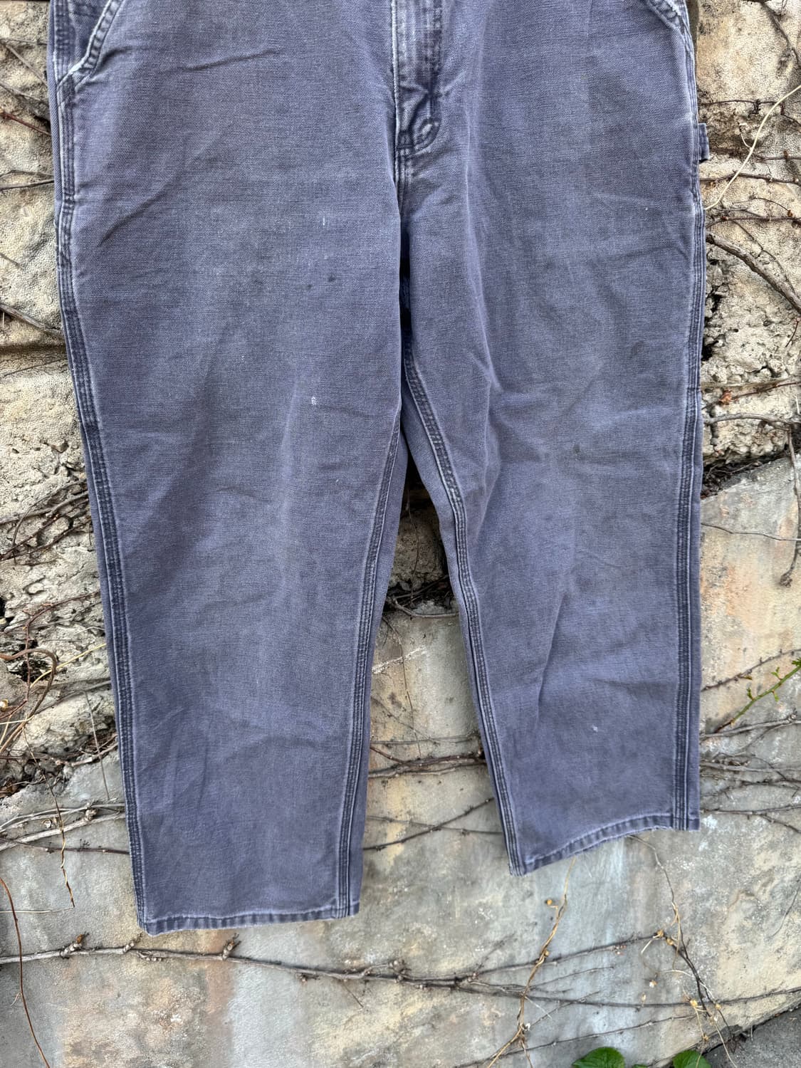 칼하트 빈티지 b11 ptb 하드페이딩 카펜터 싱글니 워크 팬츠 상품이미지4