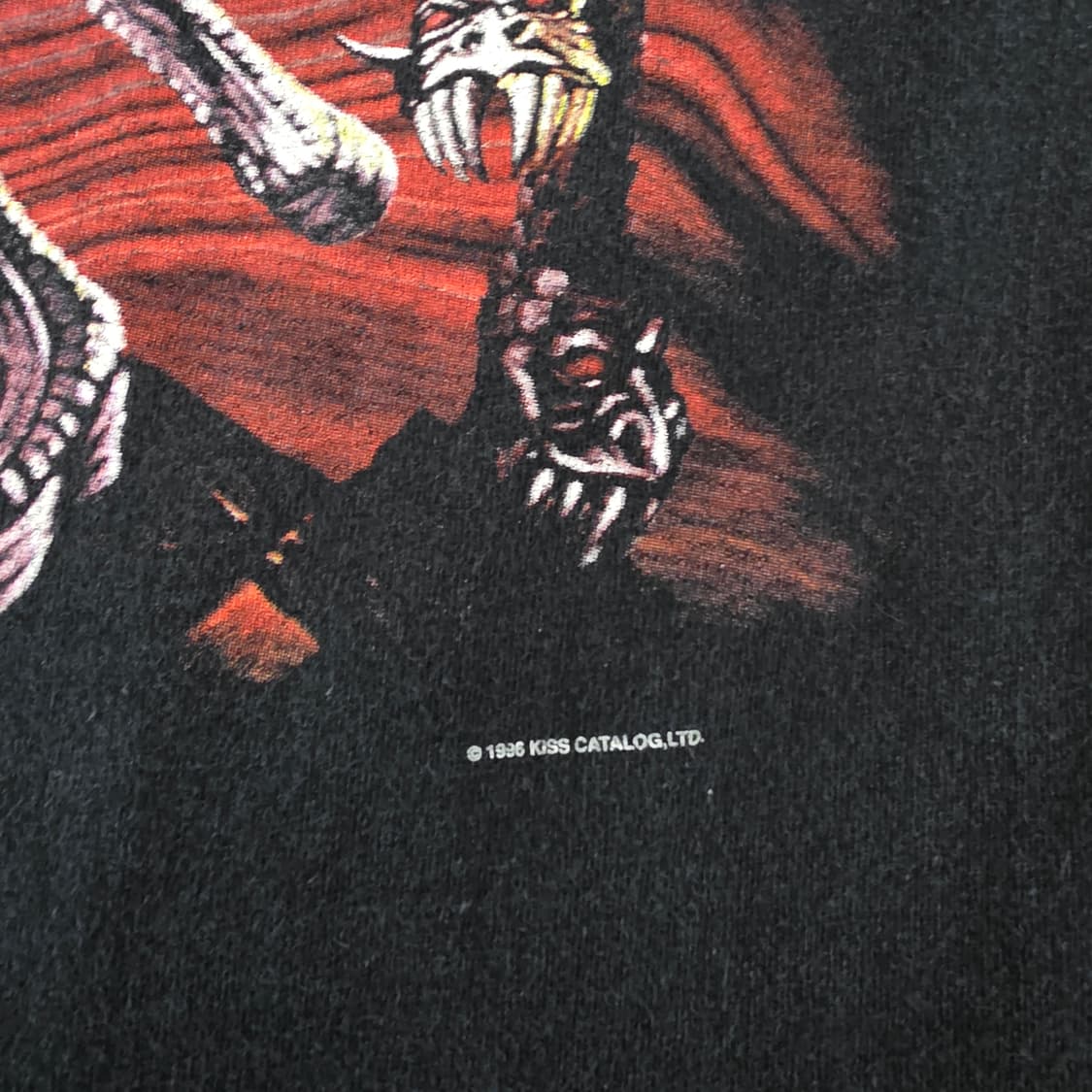 [XL] 90s KISS 키스 20주년 디스트로이어 빈티지 밴드티 상품이미지4