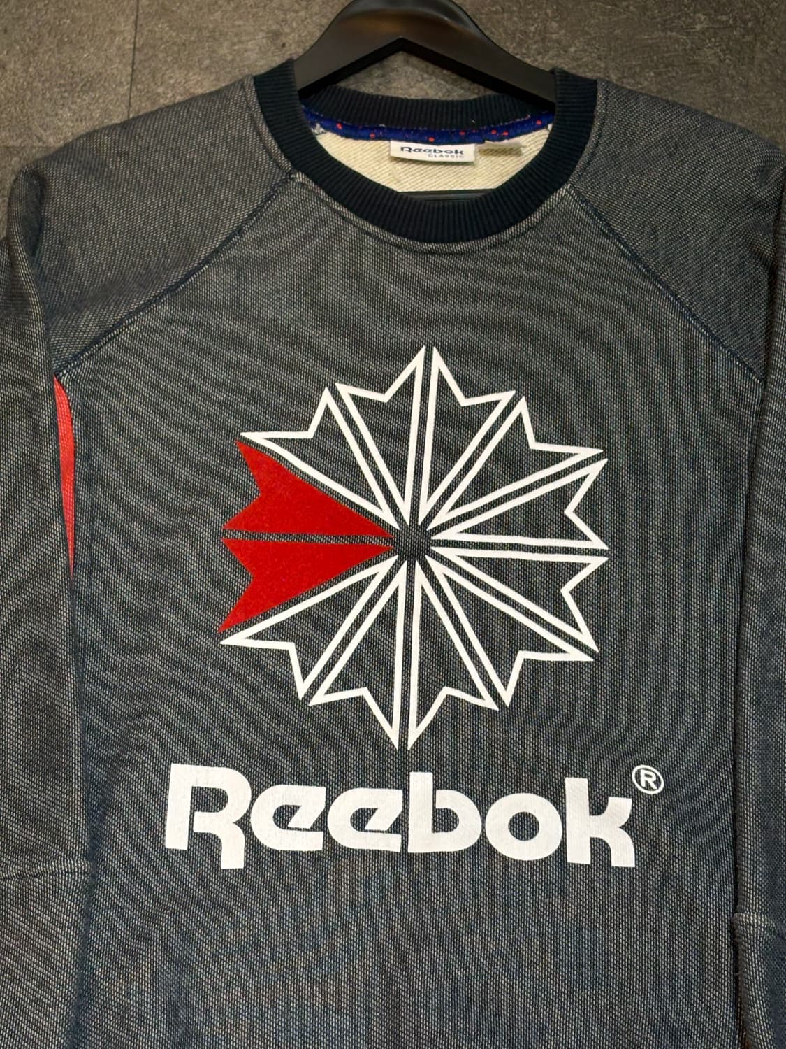 리복 올드스쿨 맨투맨 티셔츠 105사이즈 상품이미지4