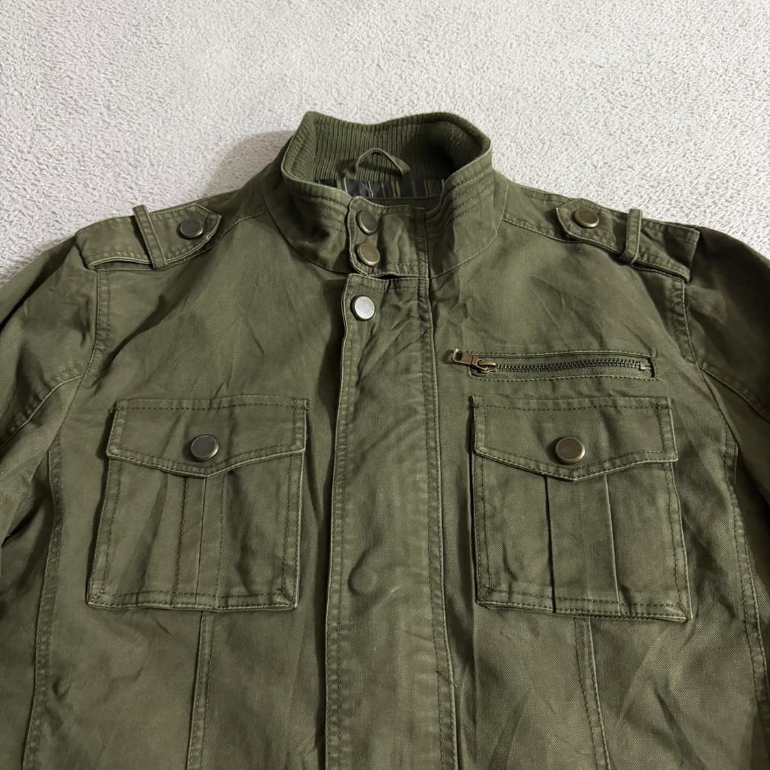 Vintage khaki jacket 상품이미지3