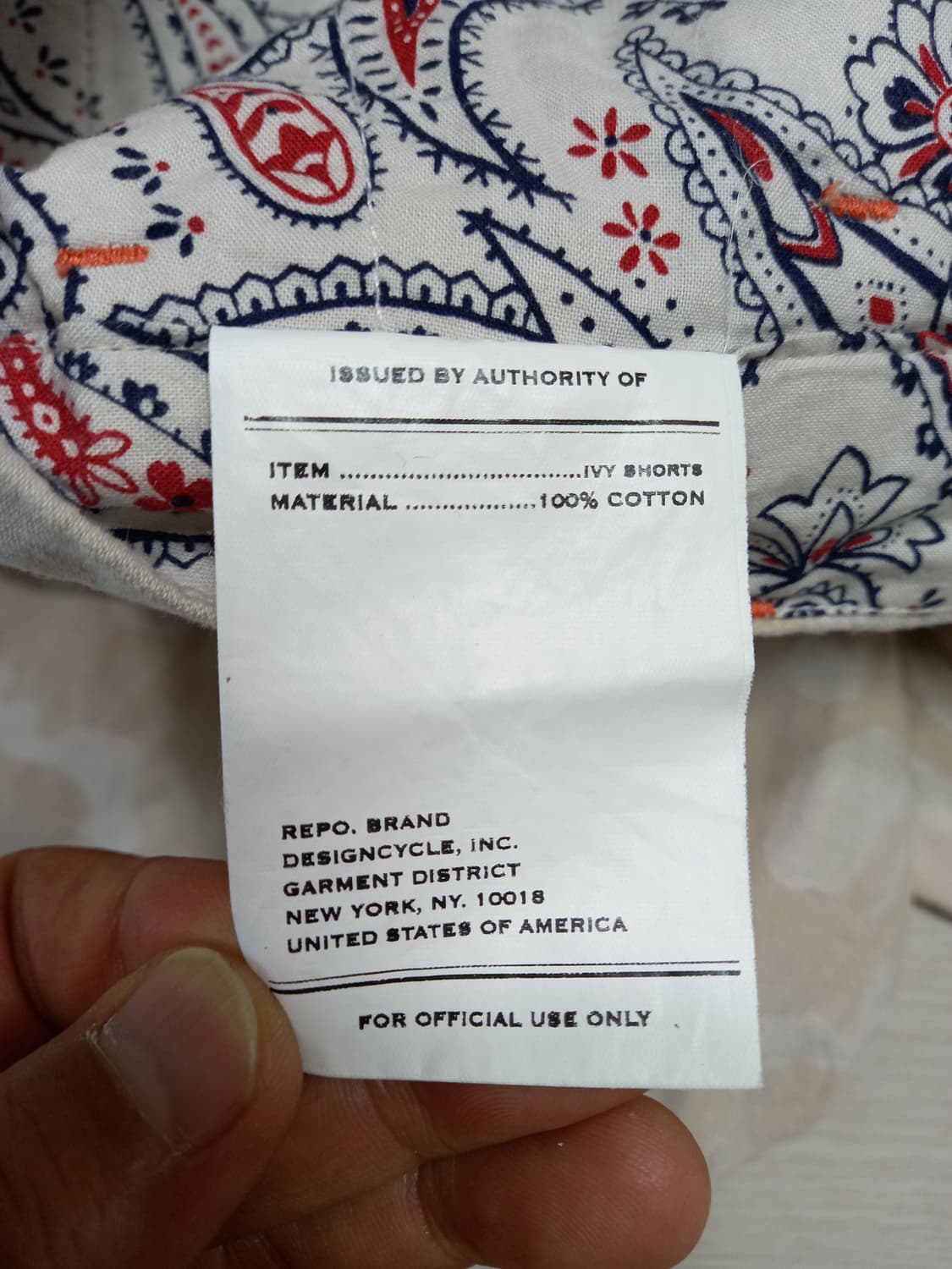 30 REPO USA 카모 반바지 연베이지 30-238 상품이미지6