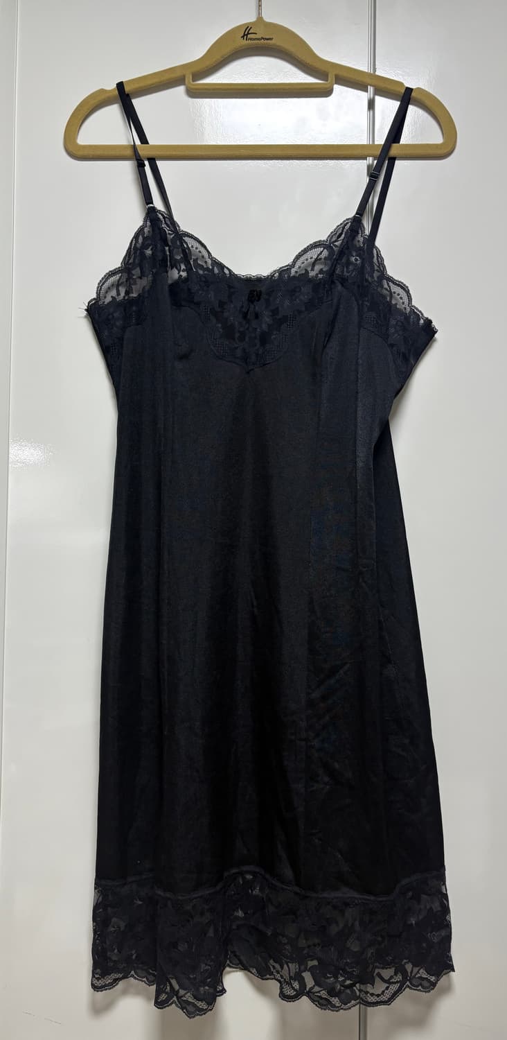 일본빈티지 고딕펑크락시크 블랙레이스 슬립 원피스 상품이미지1