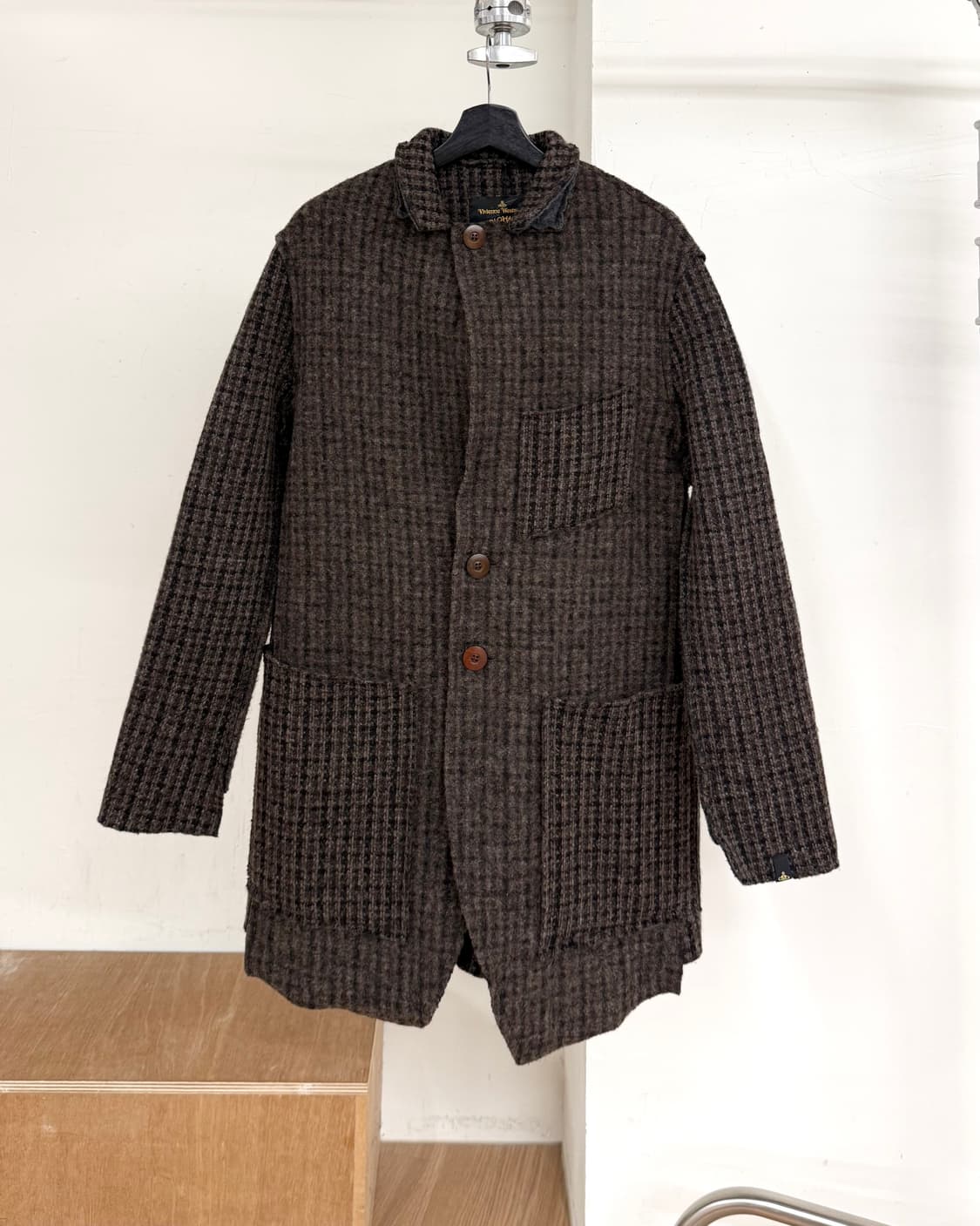 비비안웨스트우드 그린 플라드 울 자켓 상품이미지1